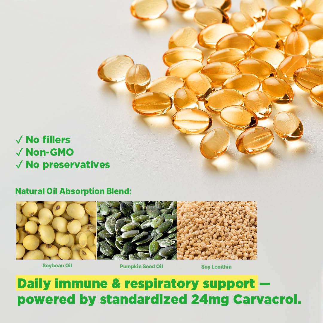 HINI Oregano Oil Softgel 120 Softgels