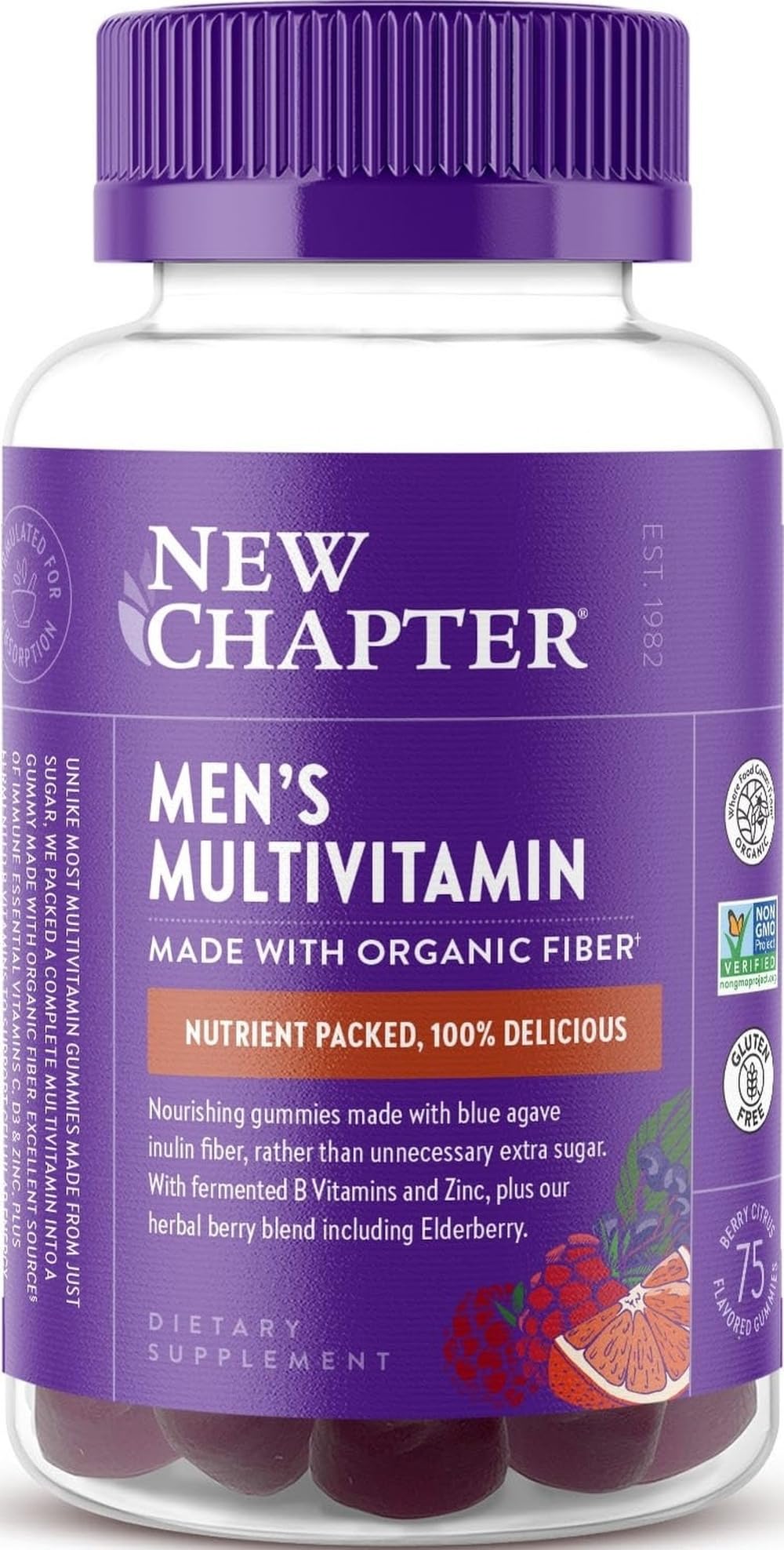 New Chapter Men's Multivitamin Gummies 75 Count