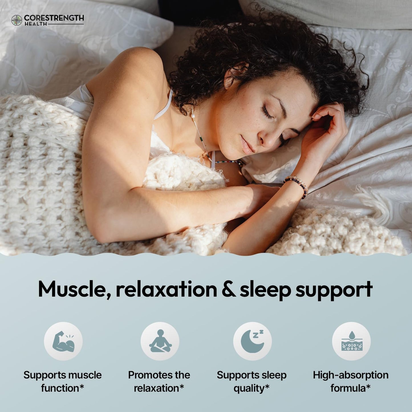 CoreStrength Health LLC Chelated Magnesium Glycinate 275 mg Capsules, 90 Count