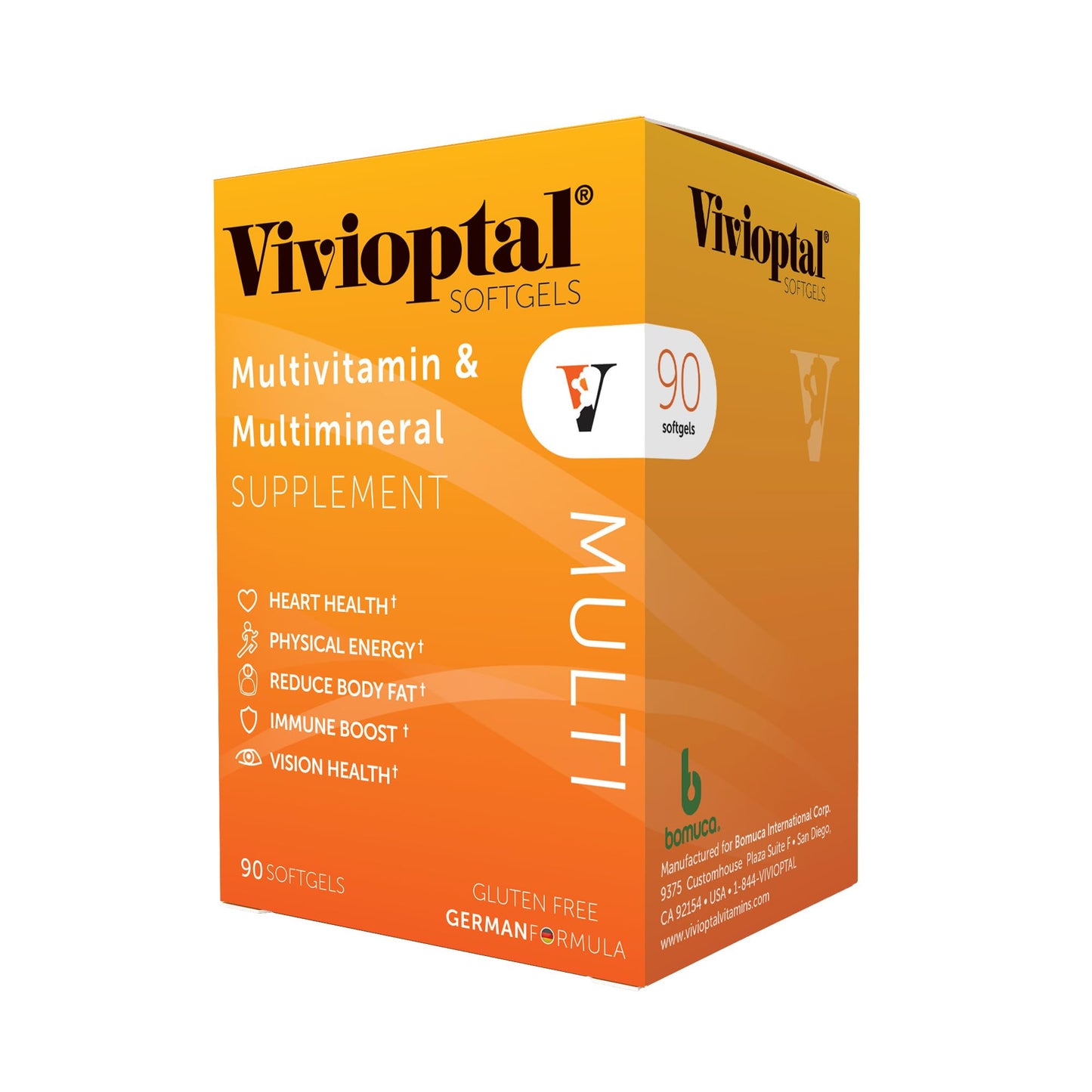Vivioptal Vitamins Multi Multivitamin & Multimineral Softgels 90 Count