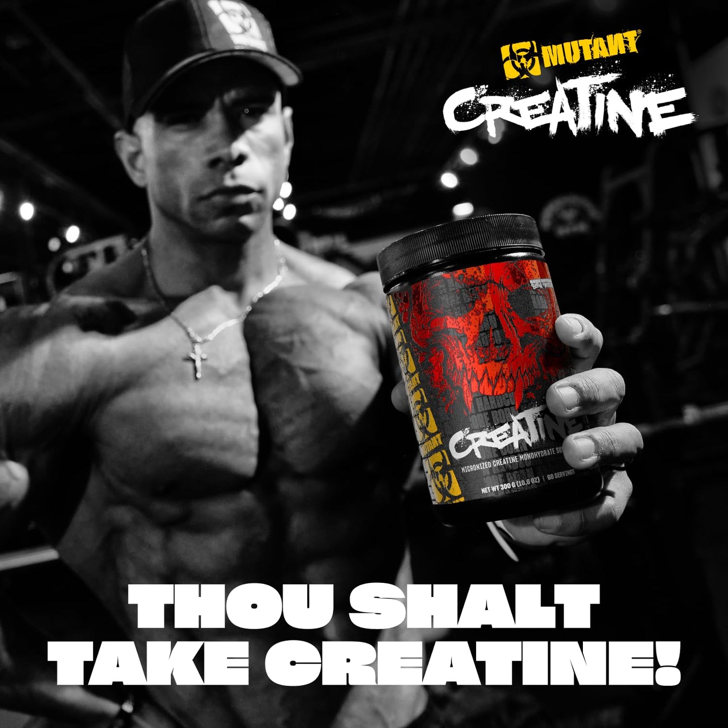 Mutant Creatine Monohydrate Micronized Powder, 10.6 oz