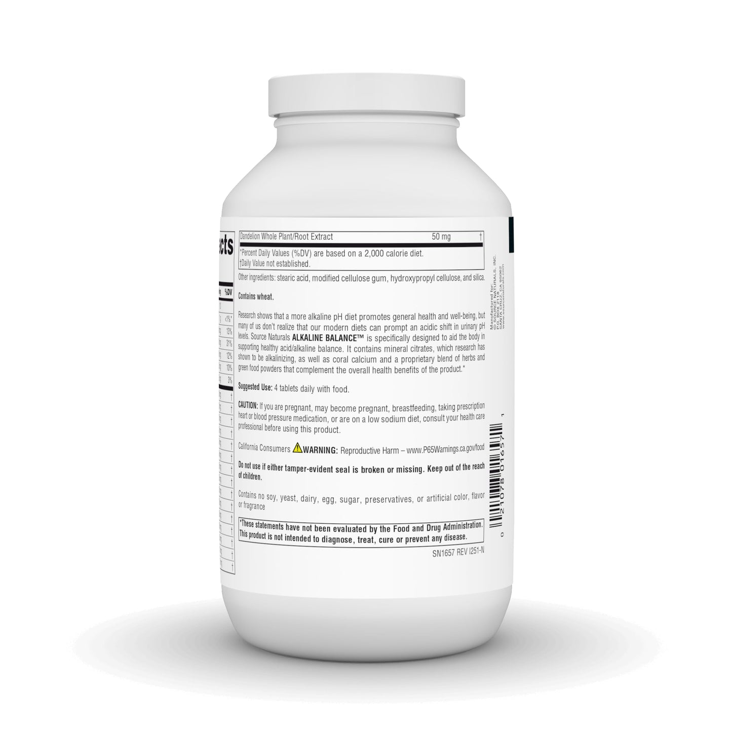 Source Naturals Alkaline Balance to Support PH Balance 240 Tablets