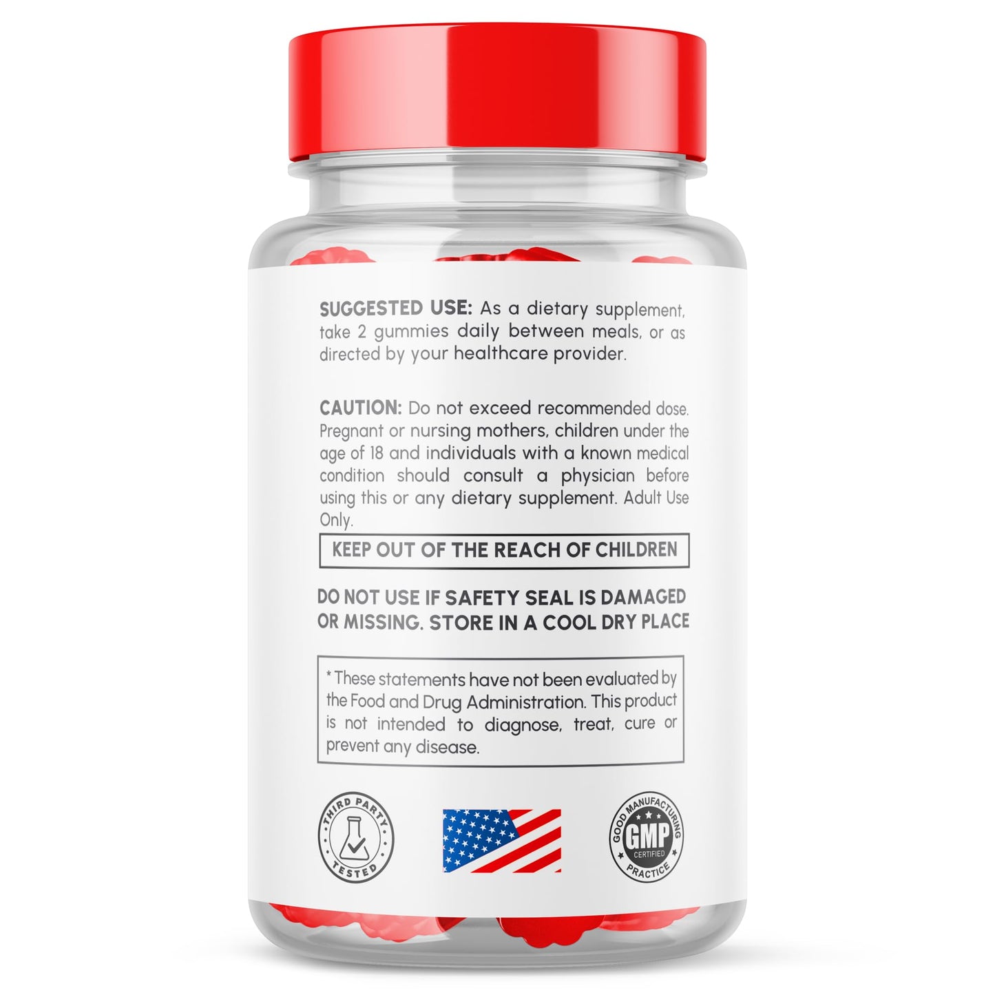 MJO Blast Keto ACV Gummies 1000mg Chewable Vitamin Supplement With Vitamin B12, 120 Gummies