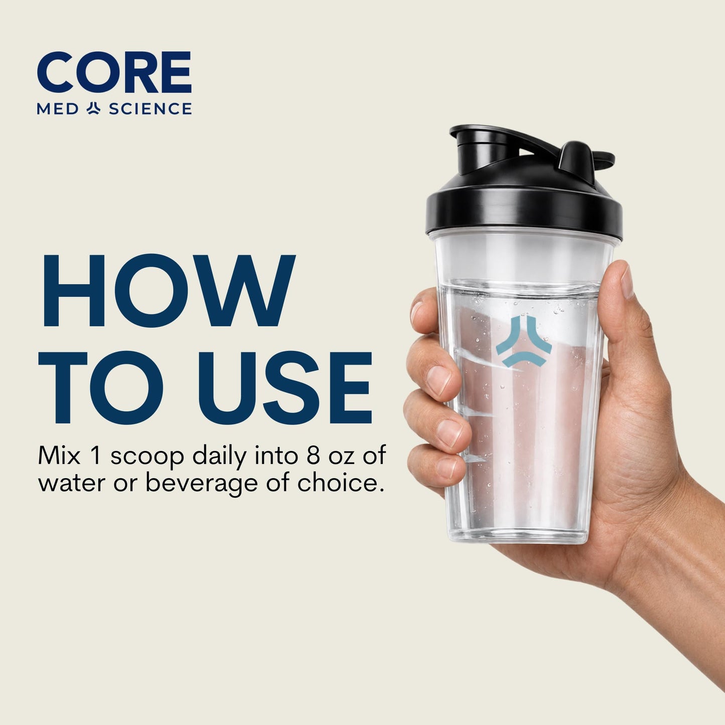 Core Med Science Collagen Peptides Powder 1.1 lb