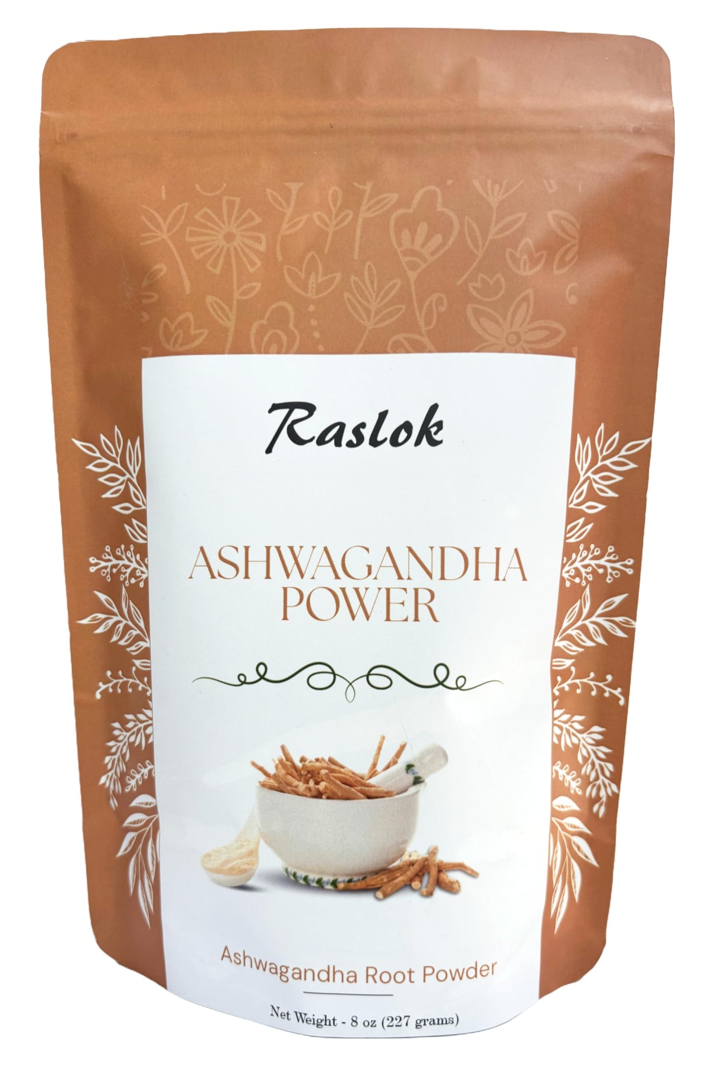 Raslok Ashwagandha Root Powder, 8 Ounce