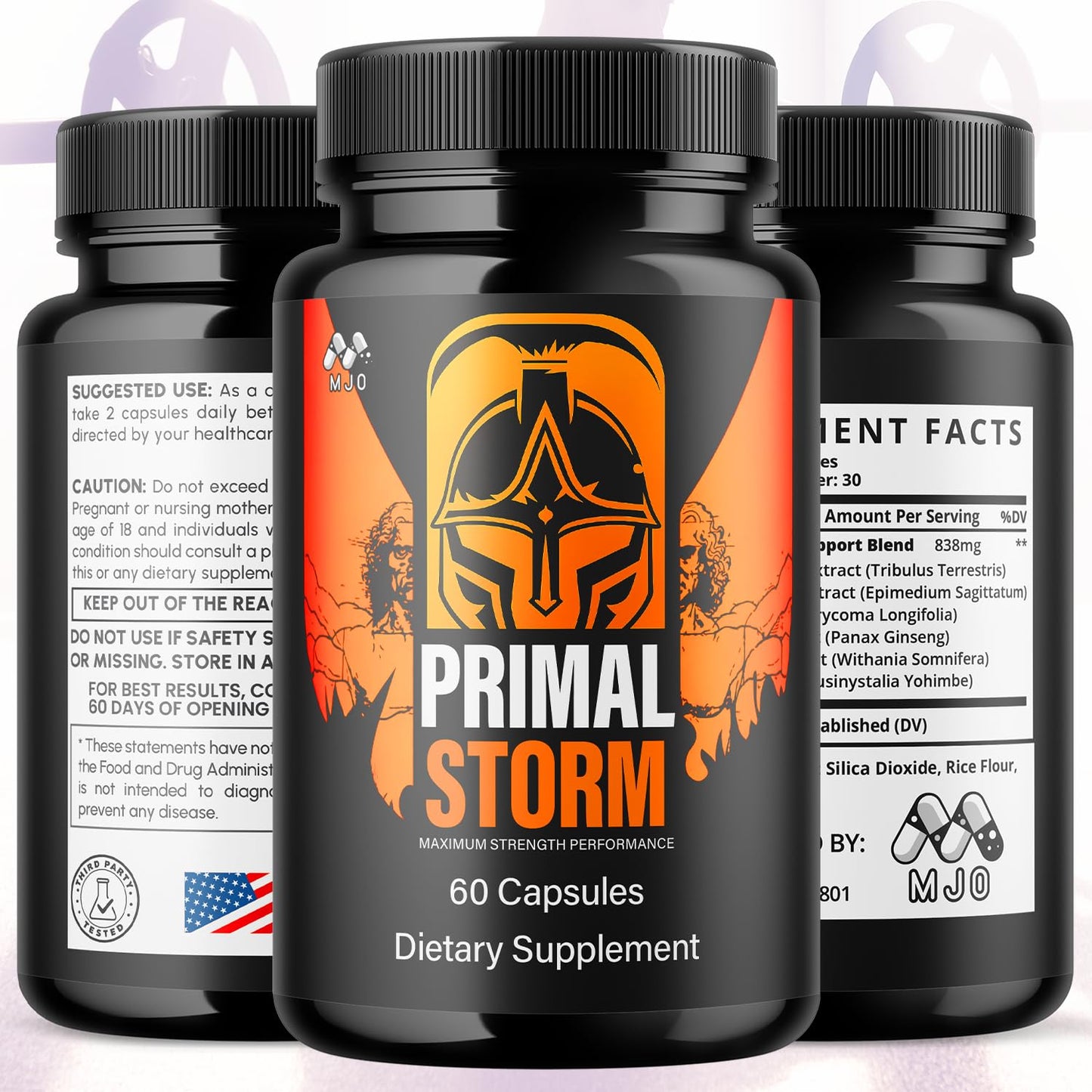 MJO Primal Storm Capsules 180 Capsules
