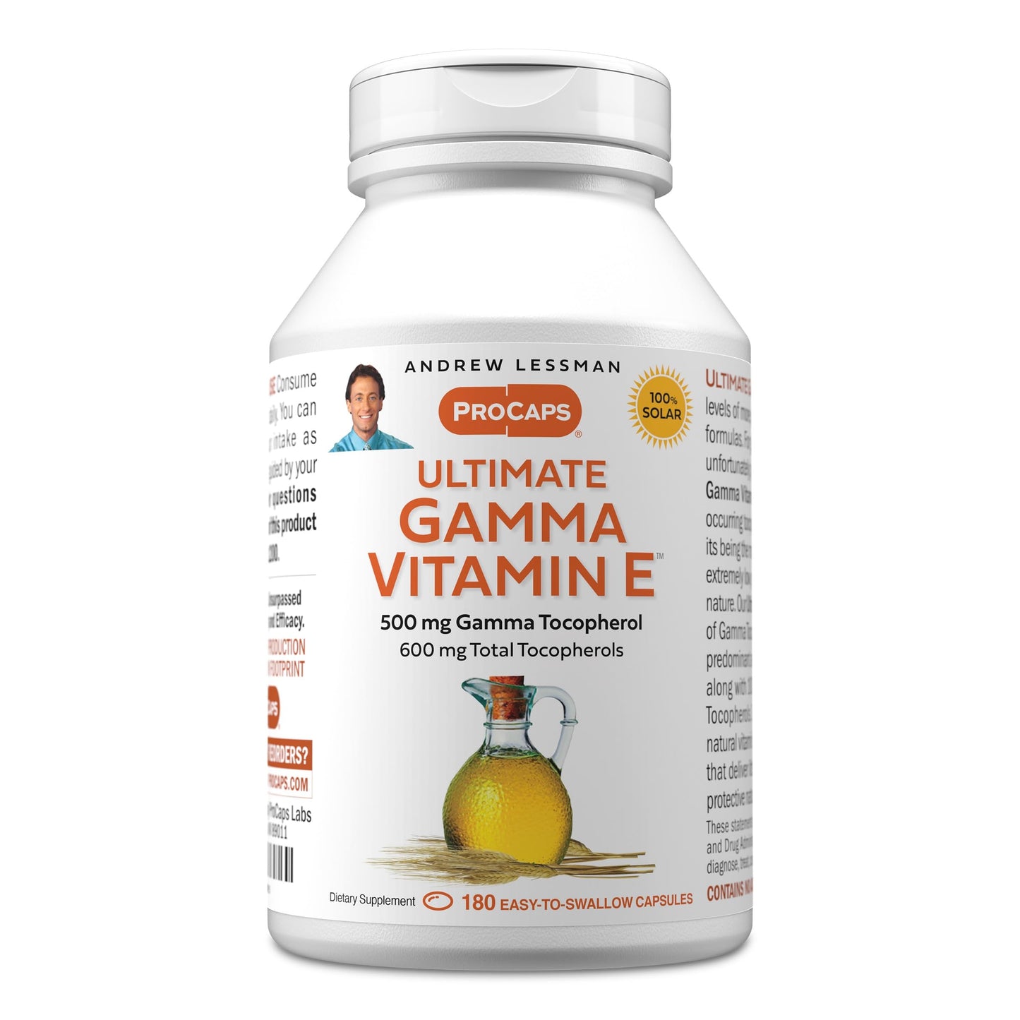 Andrew Lessman Ultimate Gamma Vitamin E Capsules 180