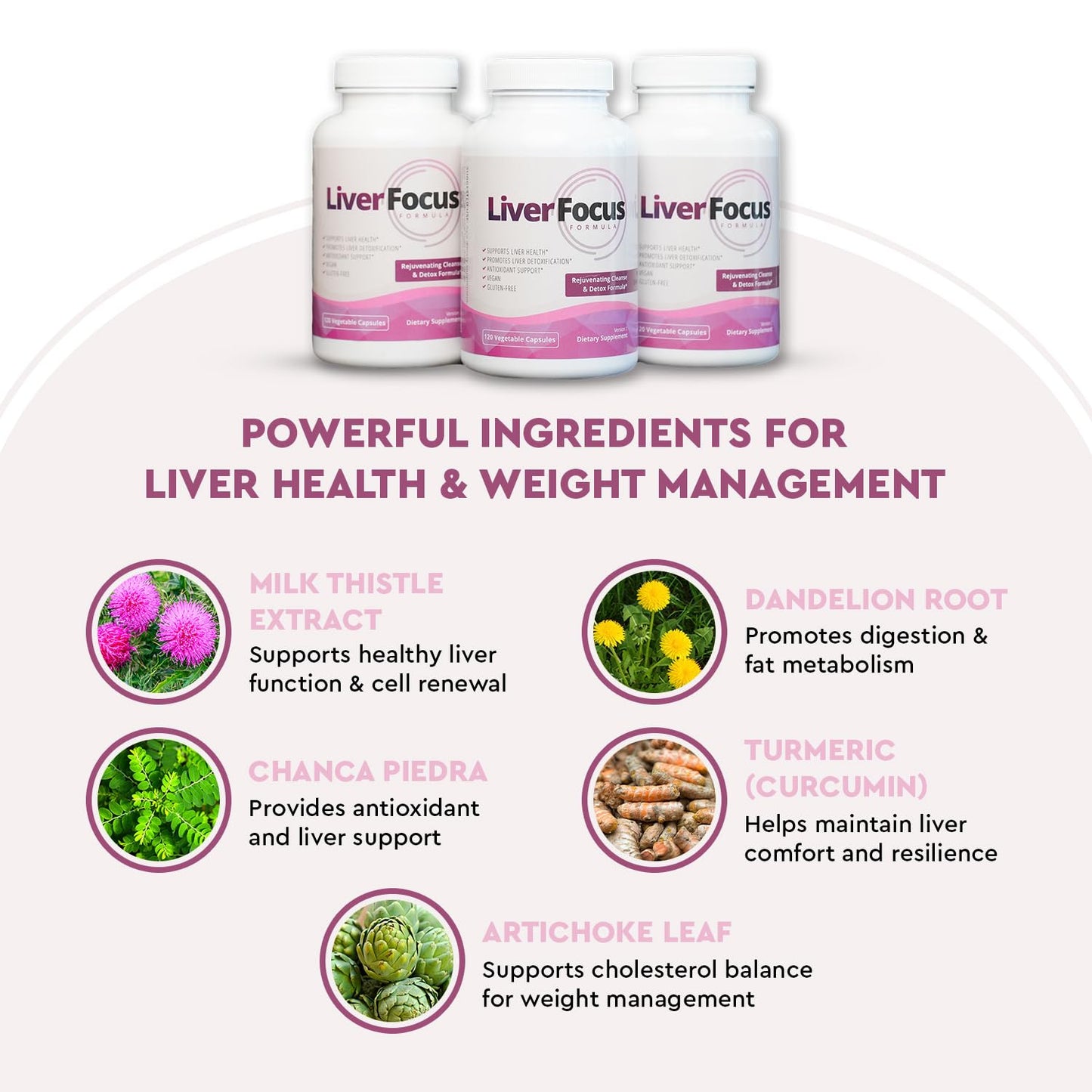 Health Focused Liver Focus 120 Capsules