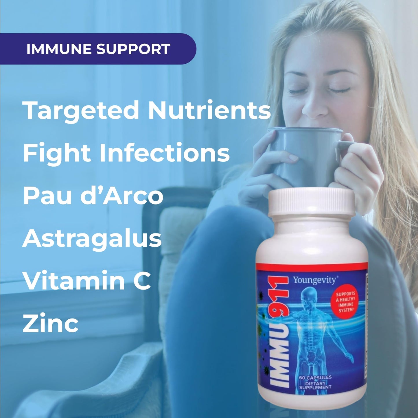 Youngevity Immu-911 Advanced Immune 60 Capsules