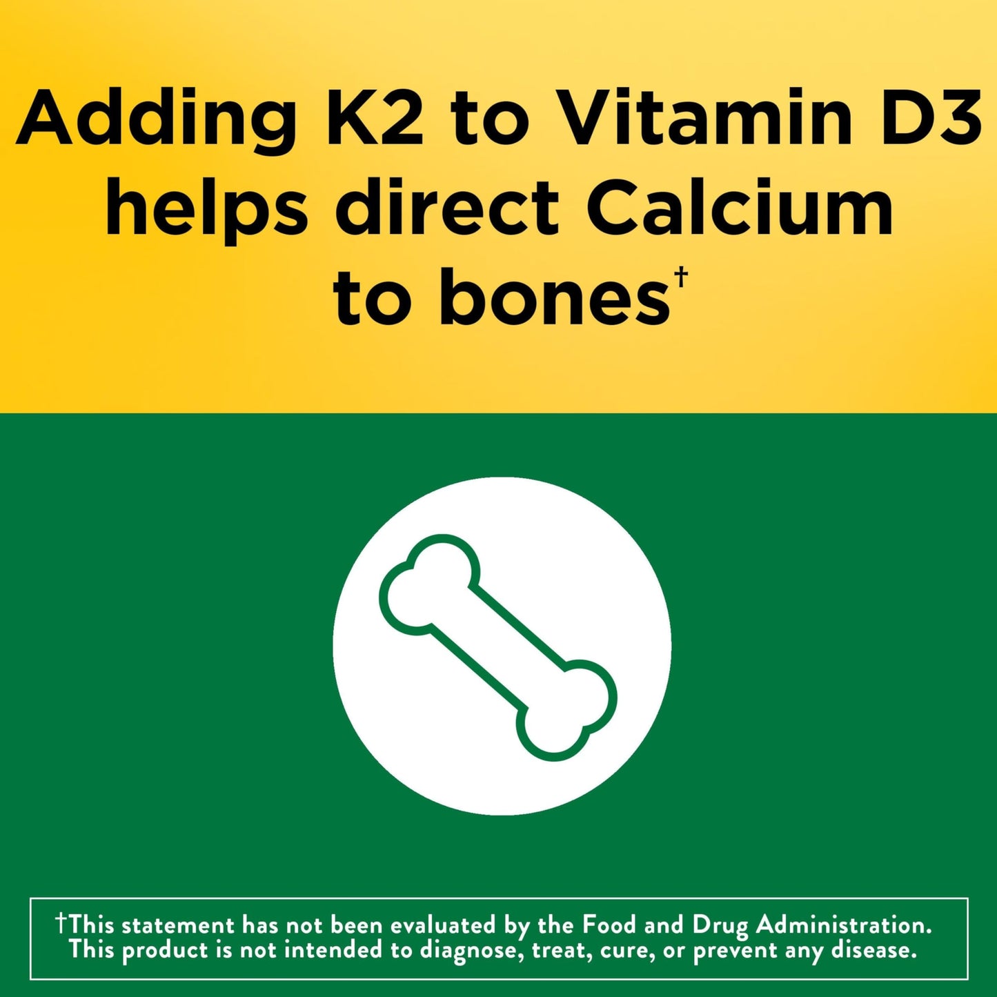Nature Made Vitamin D3 K2 Supplement Softgel 30