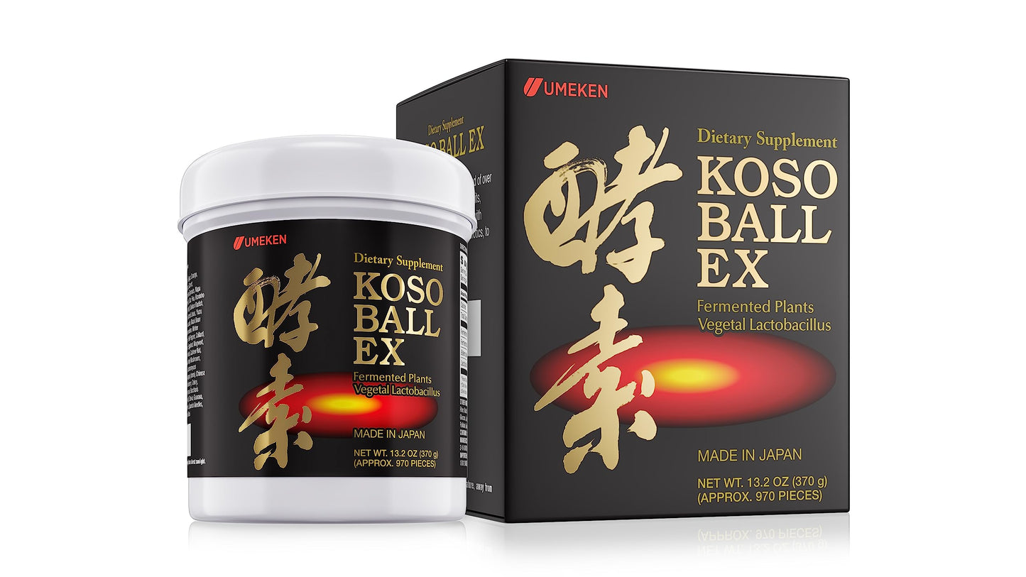 Umeken Koso Ball EX-New Fermented Fruits and Vegetables Extract Containing Enzymes Powder 13.2 oz