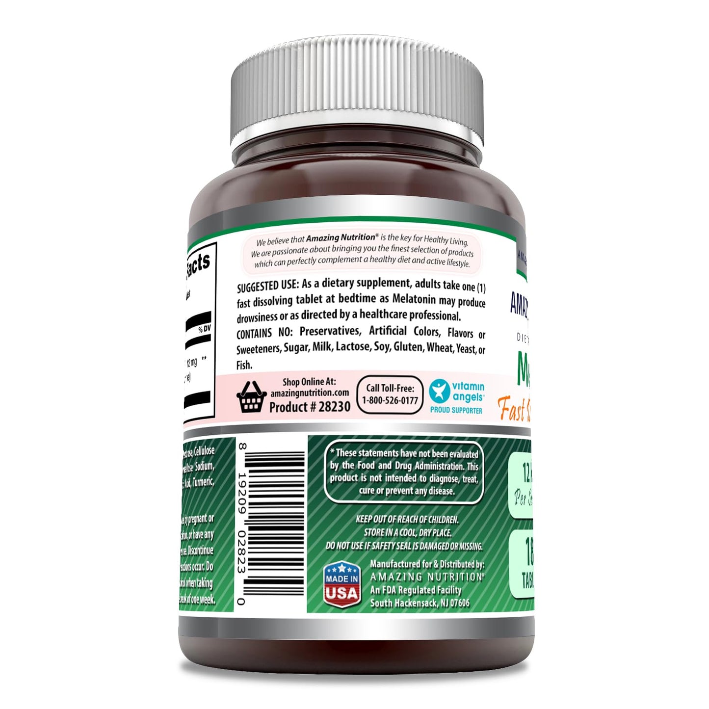 Amazing Nutrition Melatonin 12 mg Tablet 1