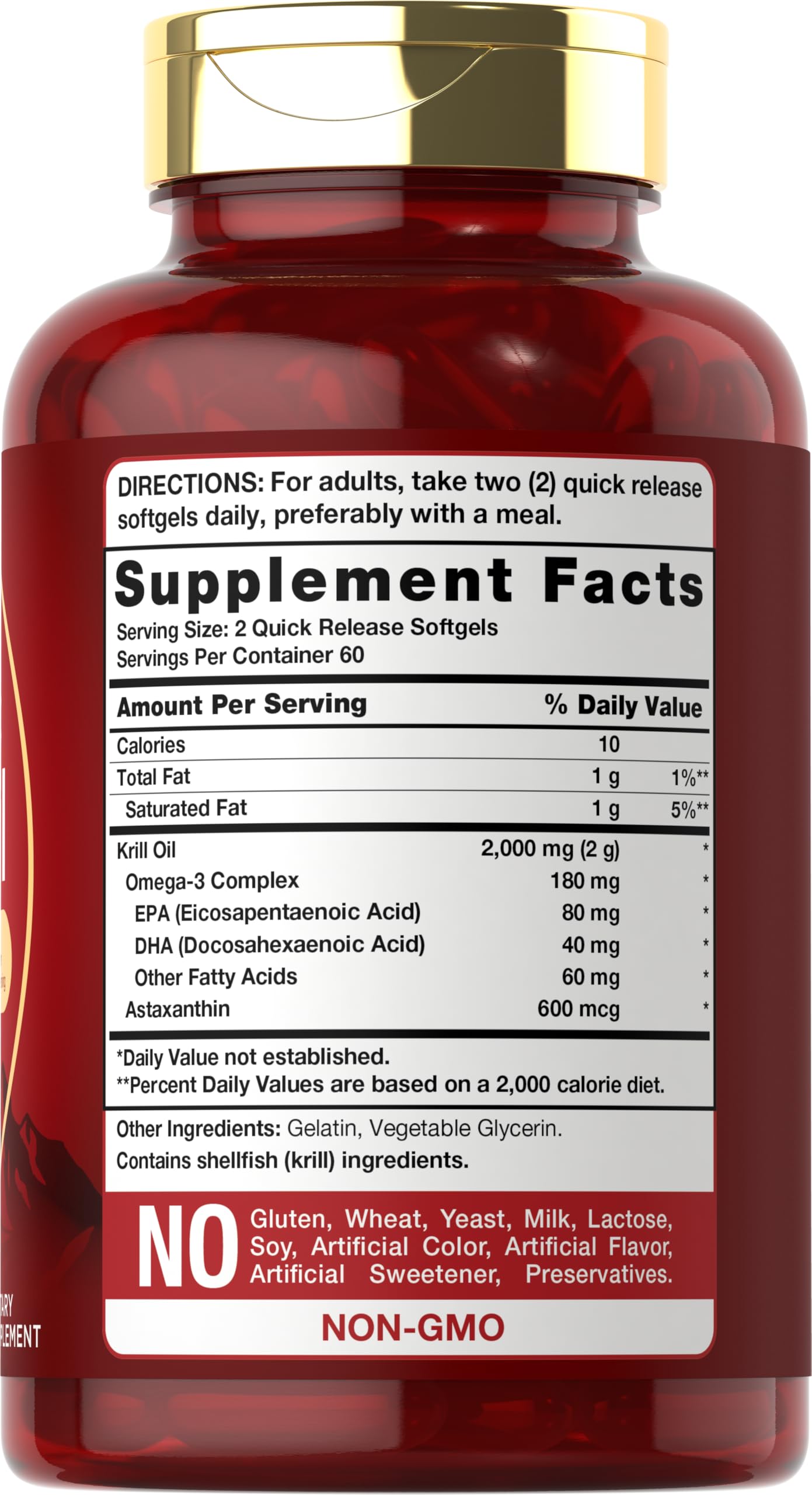Carlyle Antarctic Krill Oil 2000mg Softgels 120
