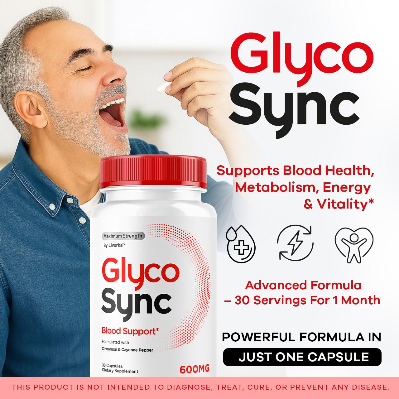 LIVORKA Glyco Sync Balance Capsules, 150 Capsules