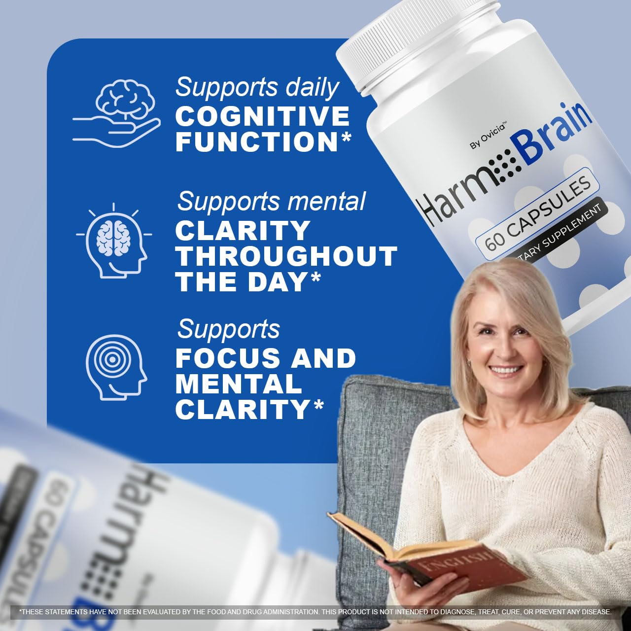 OVICIA HarmoBrain Capsules, 180 Capsules