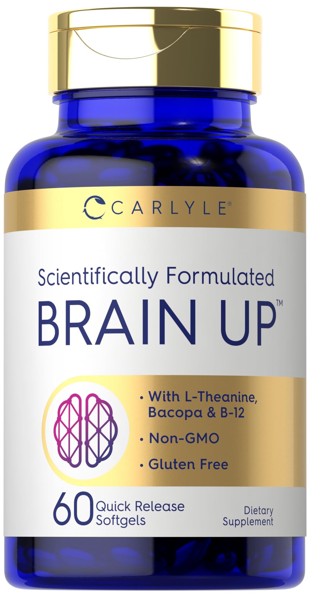 Carlyle Brain Nootropic Supplement Softgels 60 Count