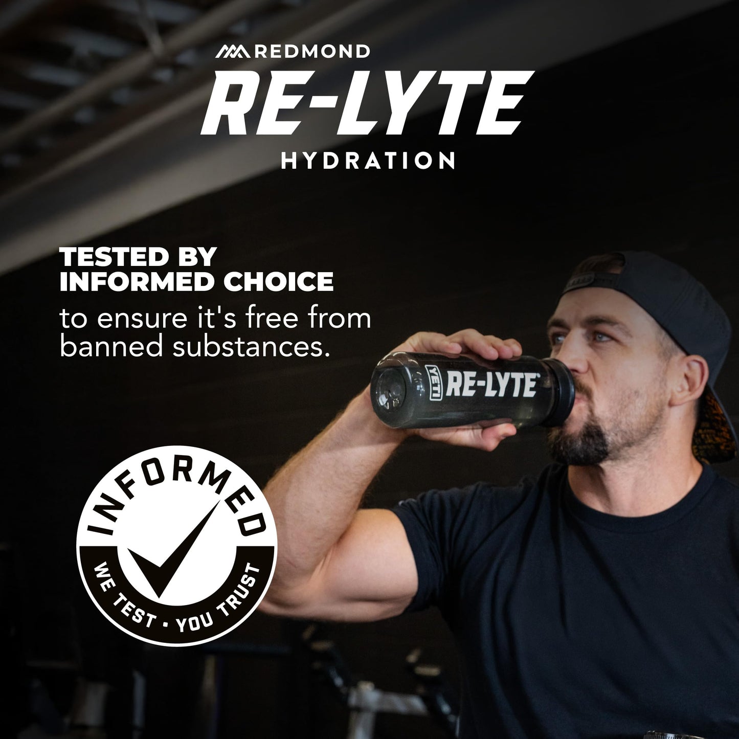 REDMOND Re-Lyte Sugar Free Electrolyte Powder Packets 30 Packets