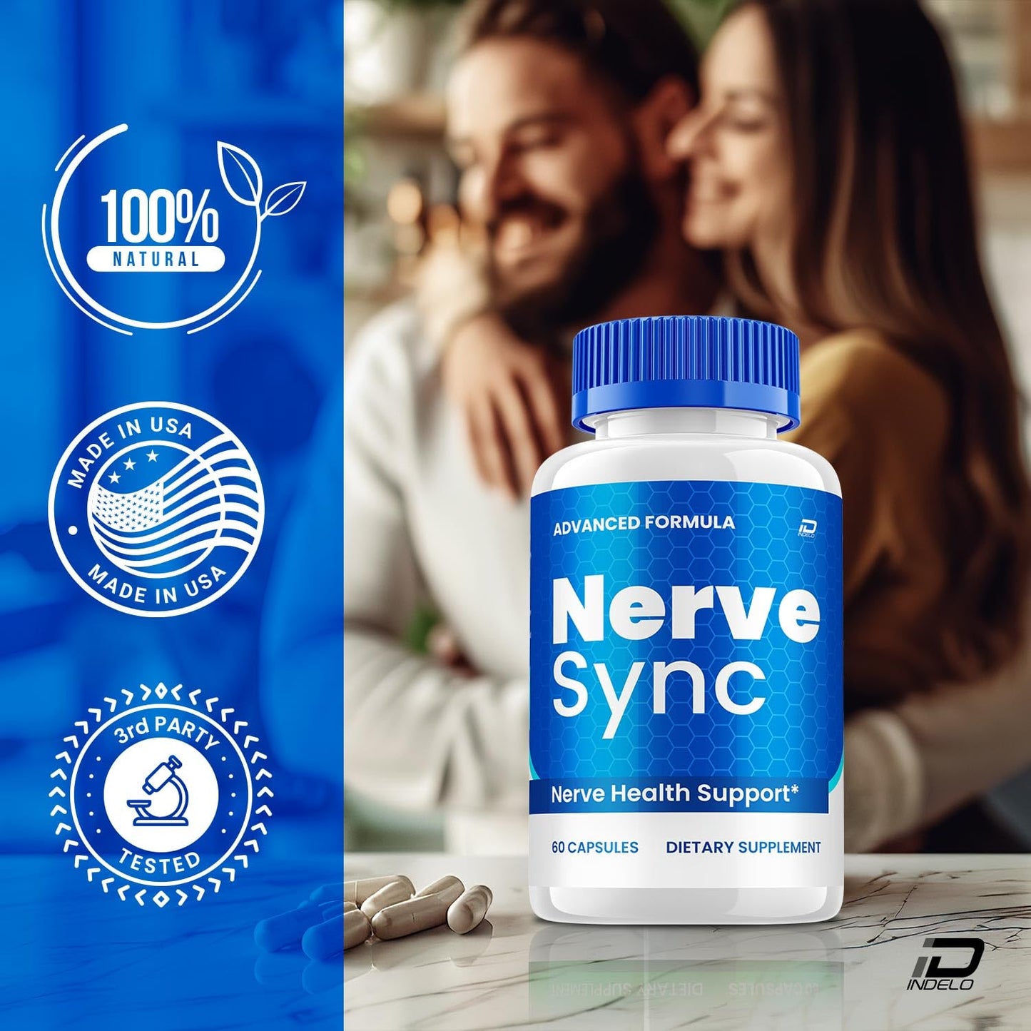 Indelo Nerve Sync Capsules 180 Capsules