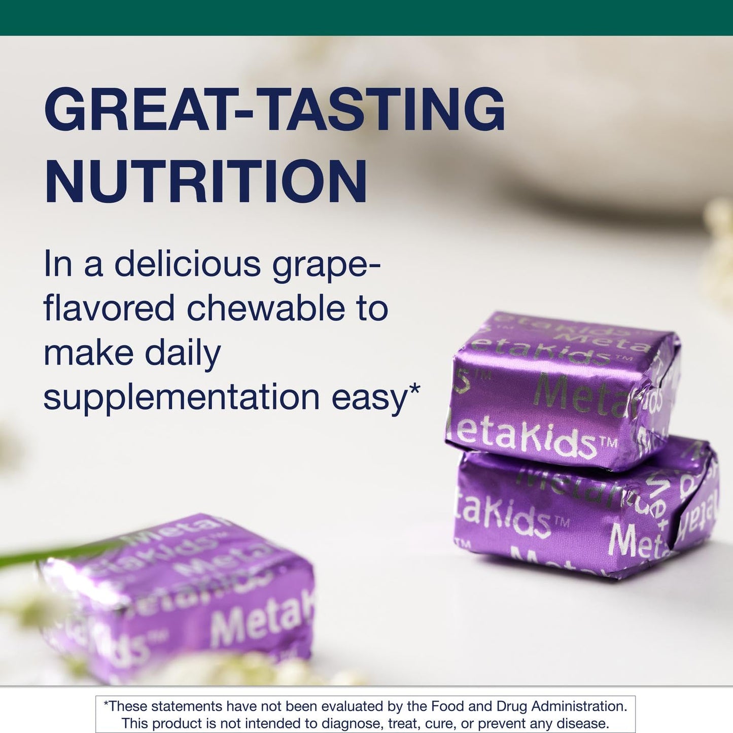 Metagenics MetaKids Multivitamin Chewables, 60 Count