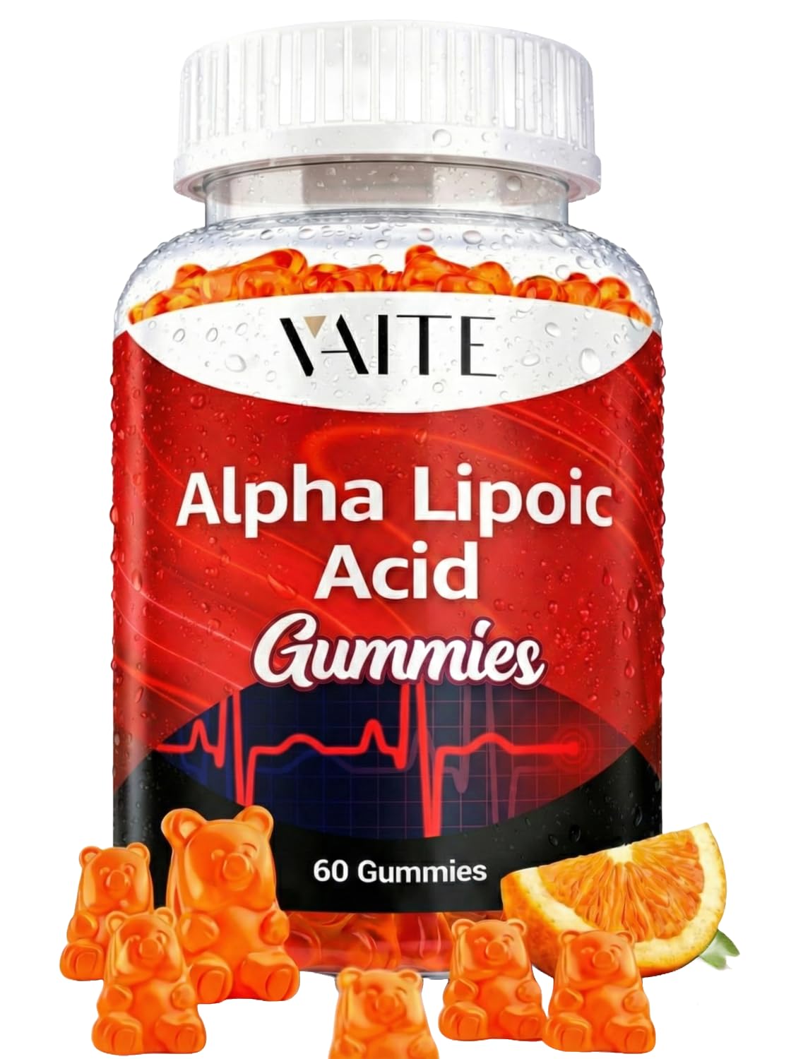 VAITE Alpha Lipoic Acid Gummies 1000mg, 60 Chewables