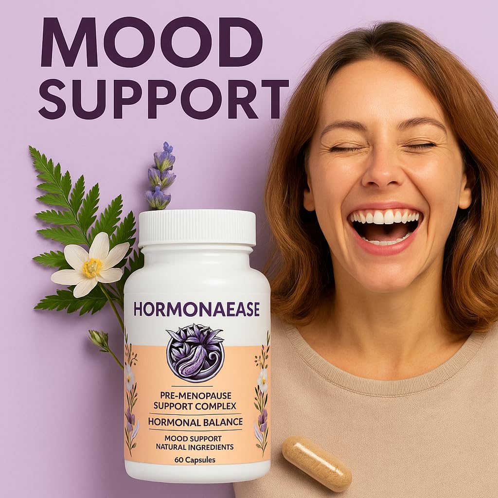 Generic HormonaEase Women’s Wellness Supplement – Vegan Hormonal Balance, Mood & Energy Support with Maca Root & Dong Quai 60 Capsules