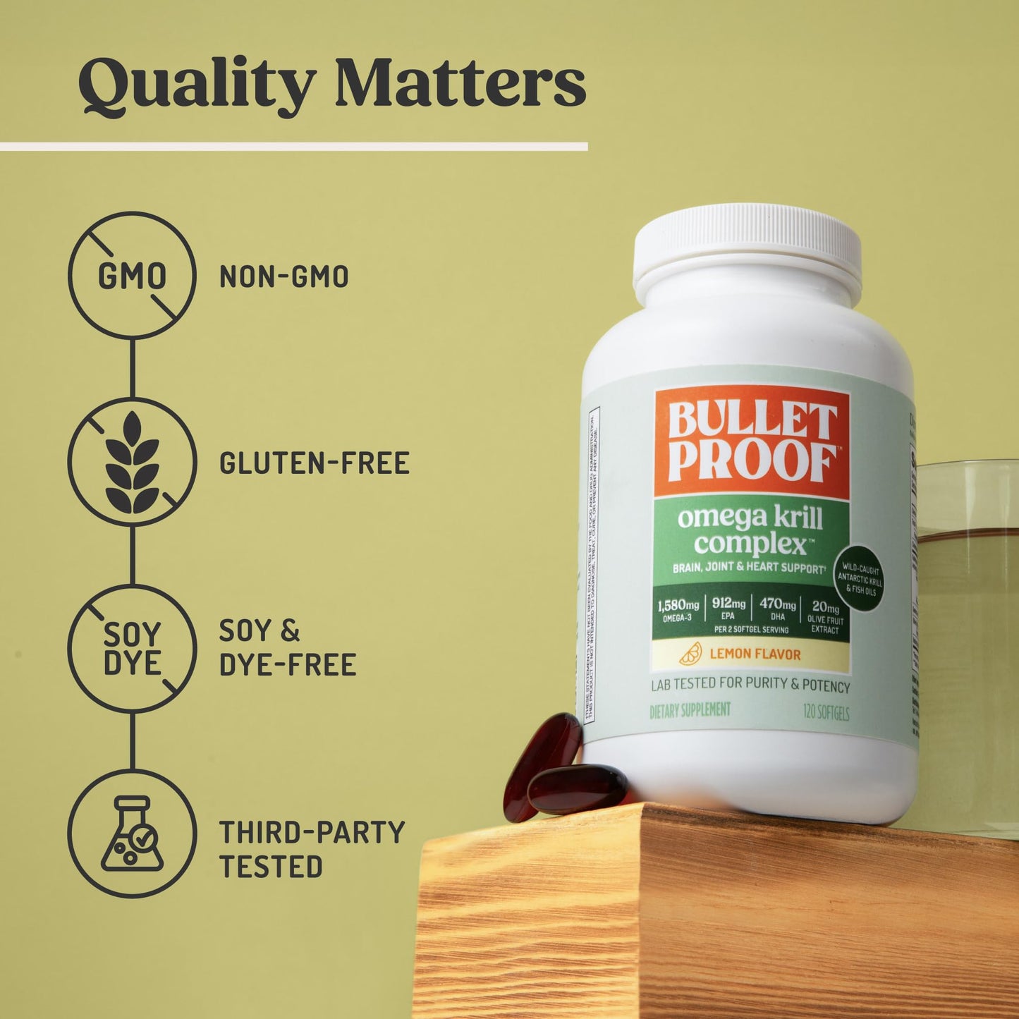 Bulletproof Omega Krill Complex Softgel 120 Count