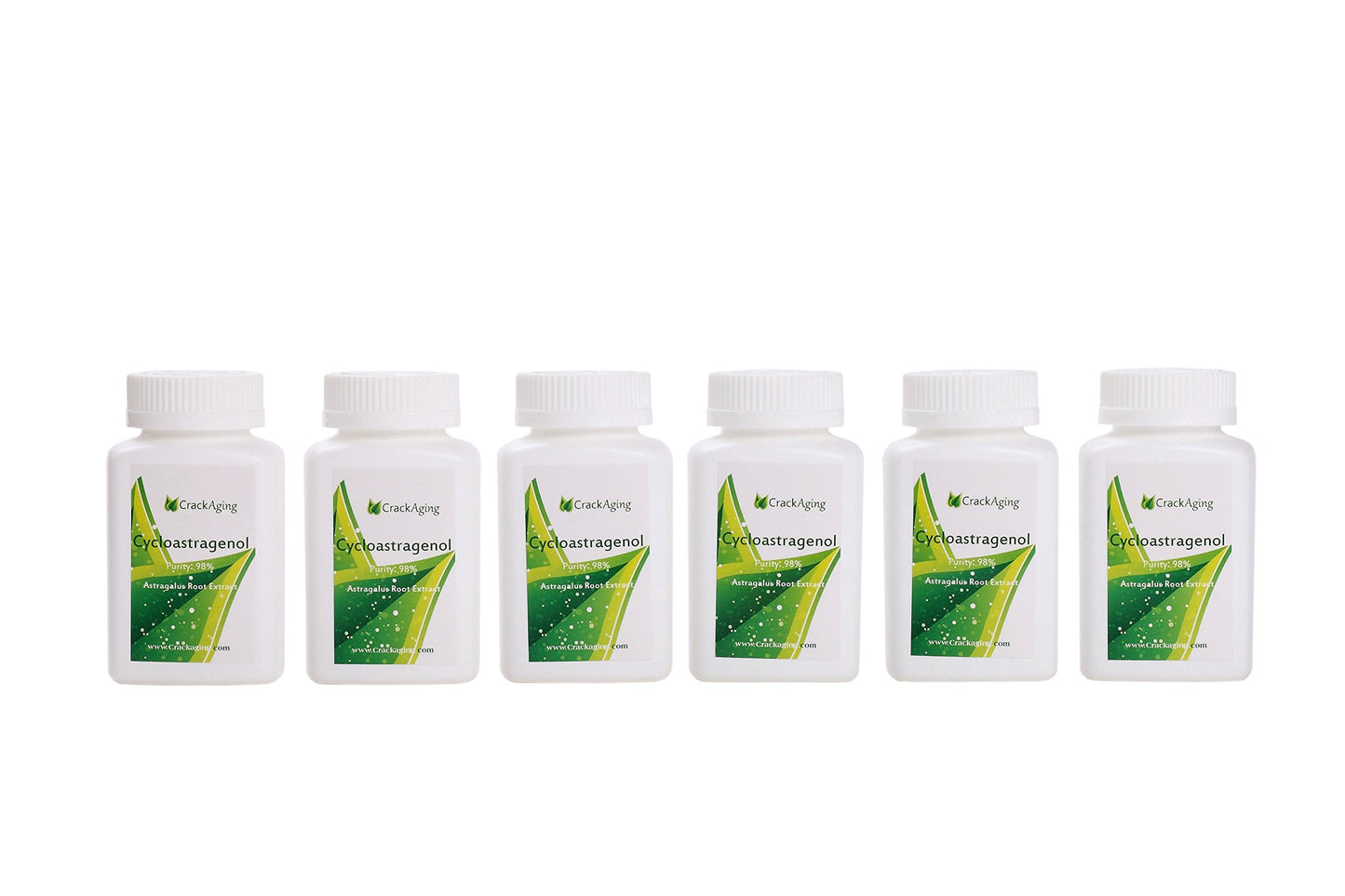 Crackaging Super-Absorption Cycloastragenol Capsule 25mg/Cap, 180 Capsules