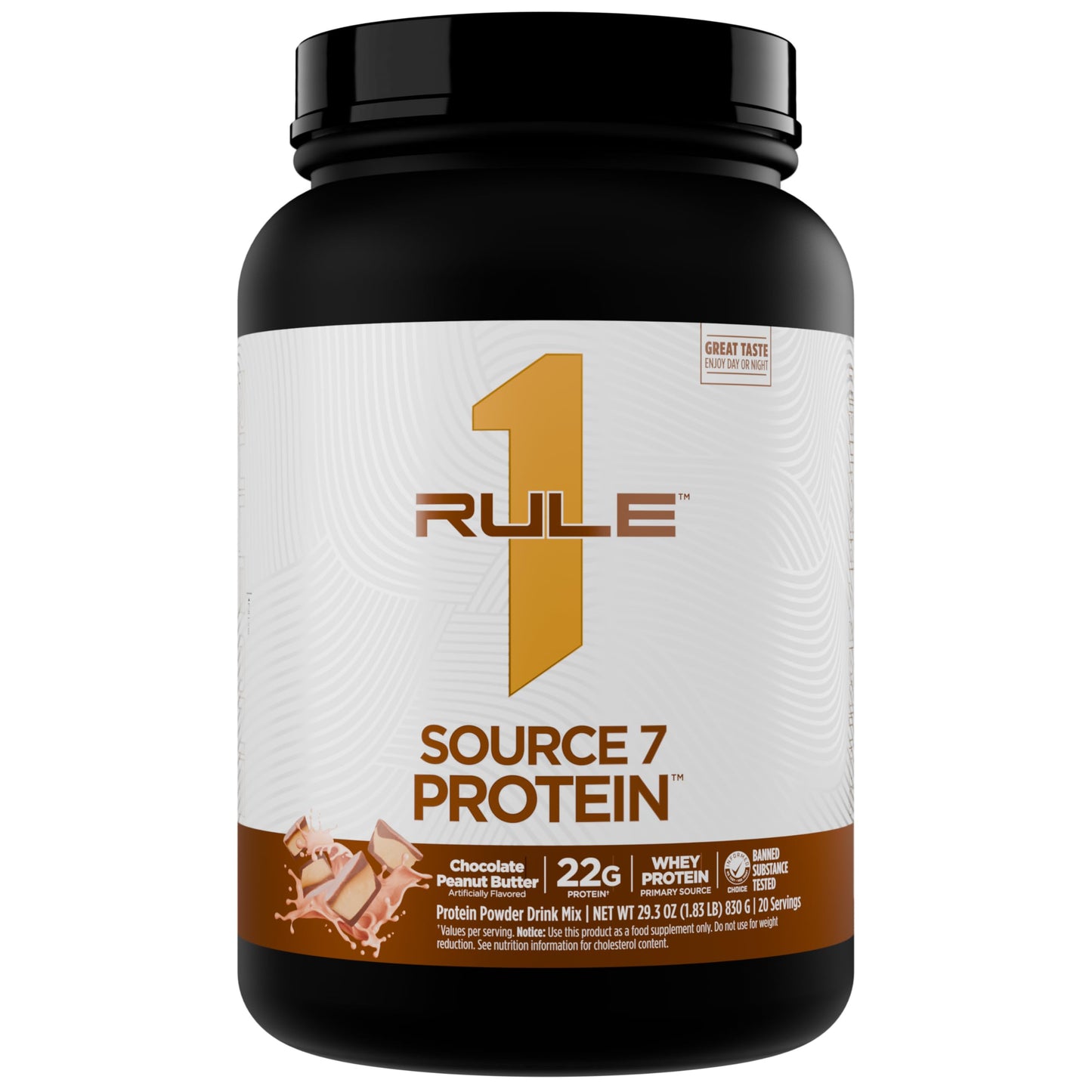 Rule 1 Proteins Source 7 Protein Powder, 28 Servings