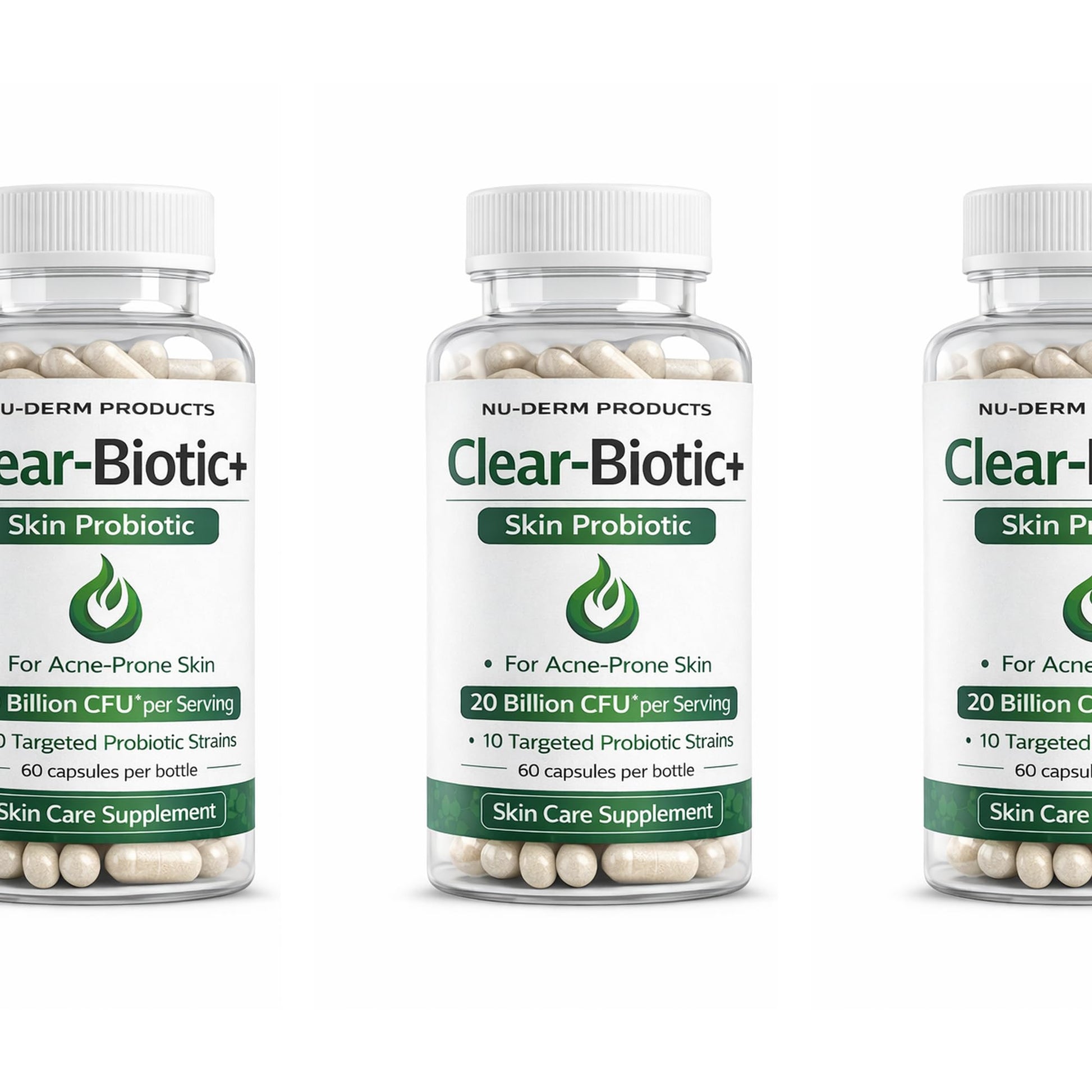 Clear Biotic Acne Vitamins Capsules, 60 Count