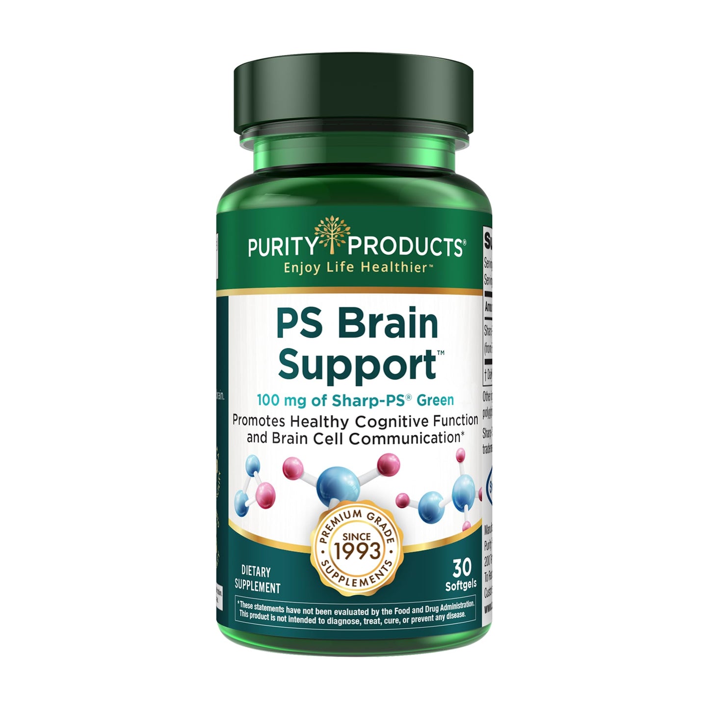 Purity Products PS Brain Support SoftGels 30