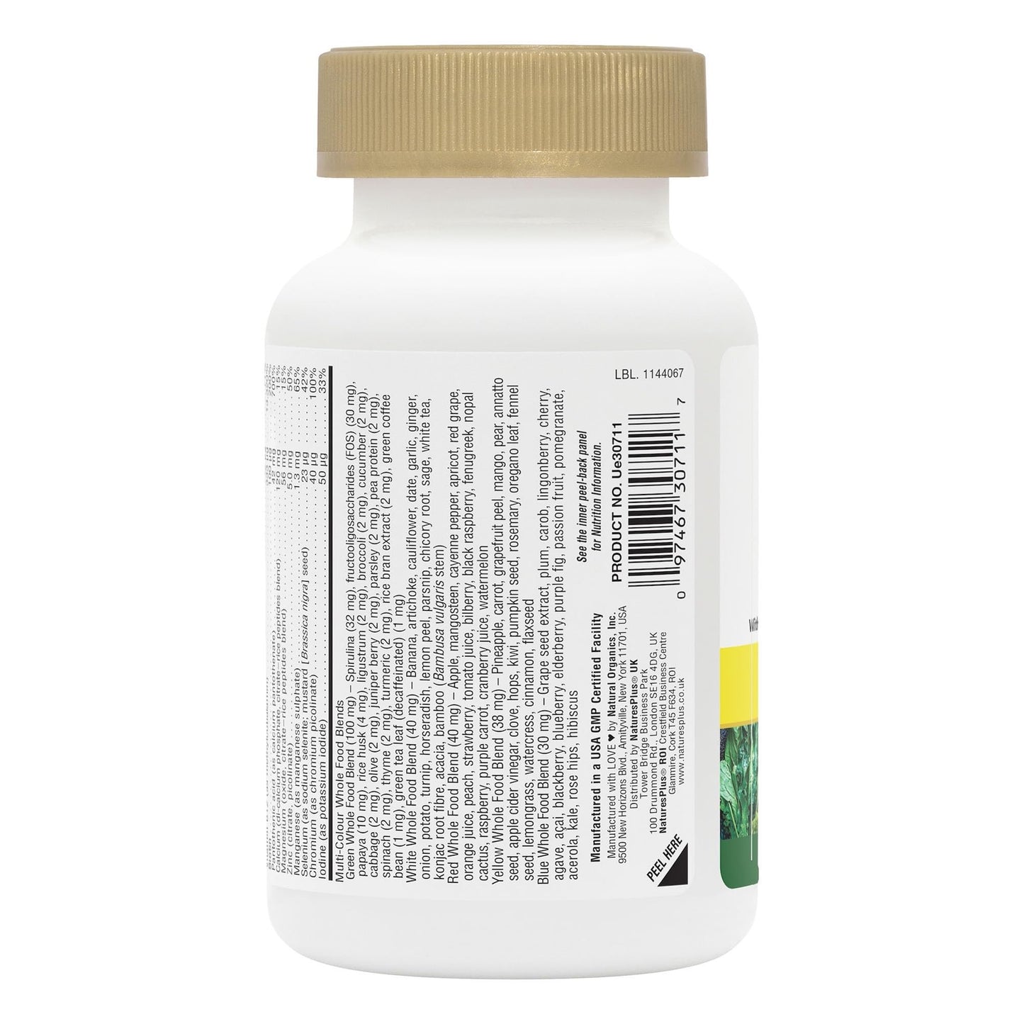 NaturesPlus Source of Life GOLD Multivitamin Tablets 180 Count
