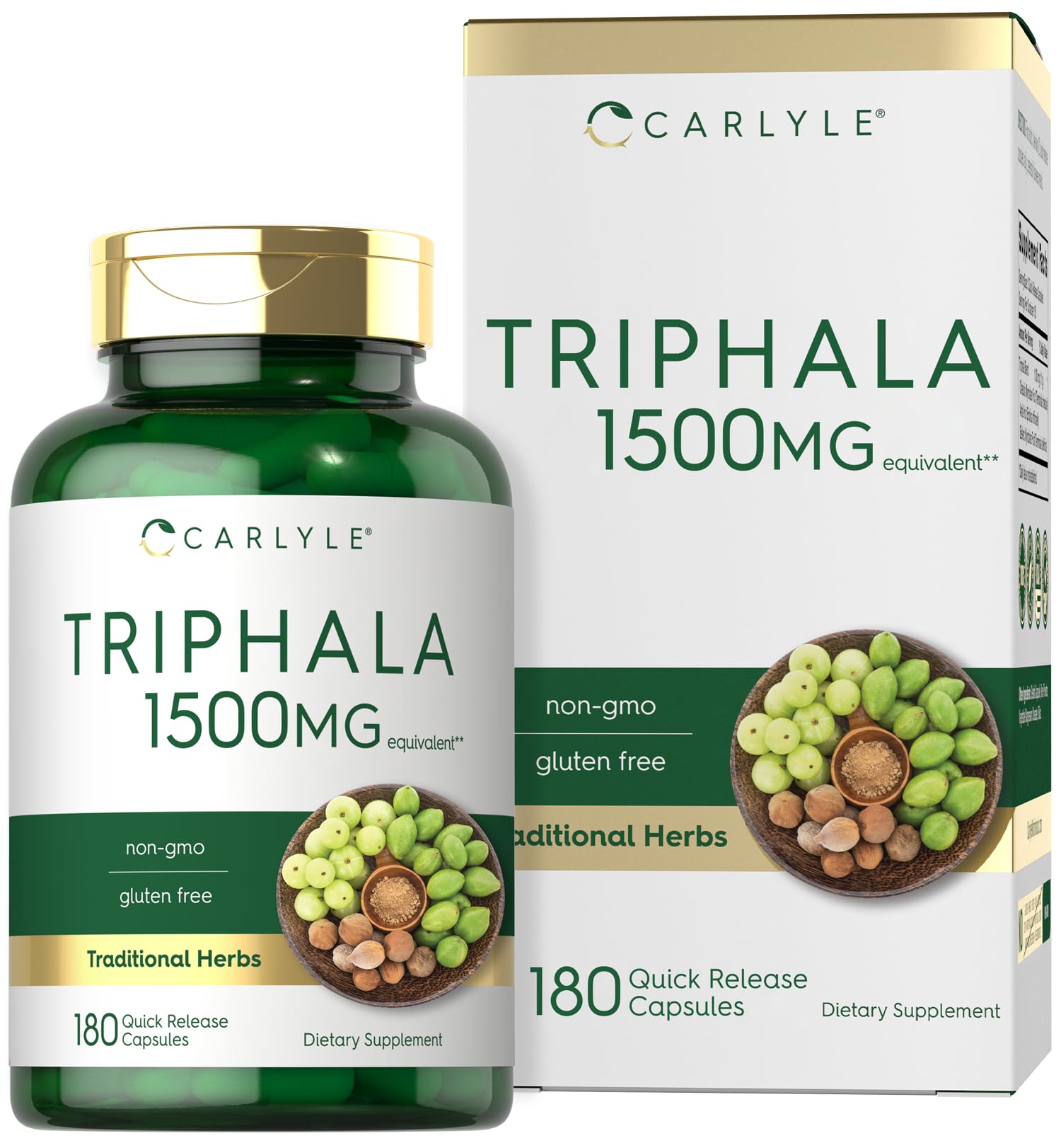 Carlyle Triphala Capsules 180 Count