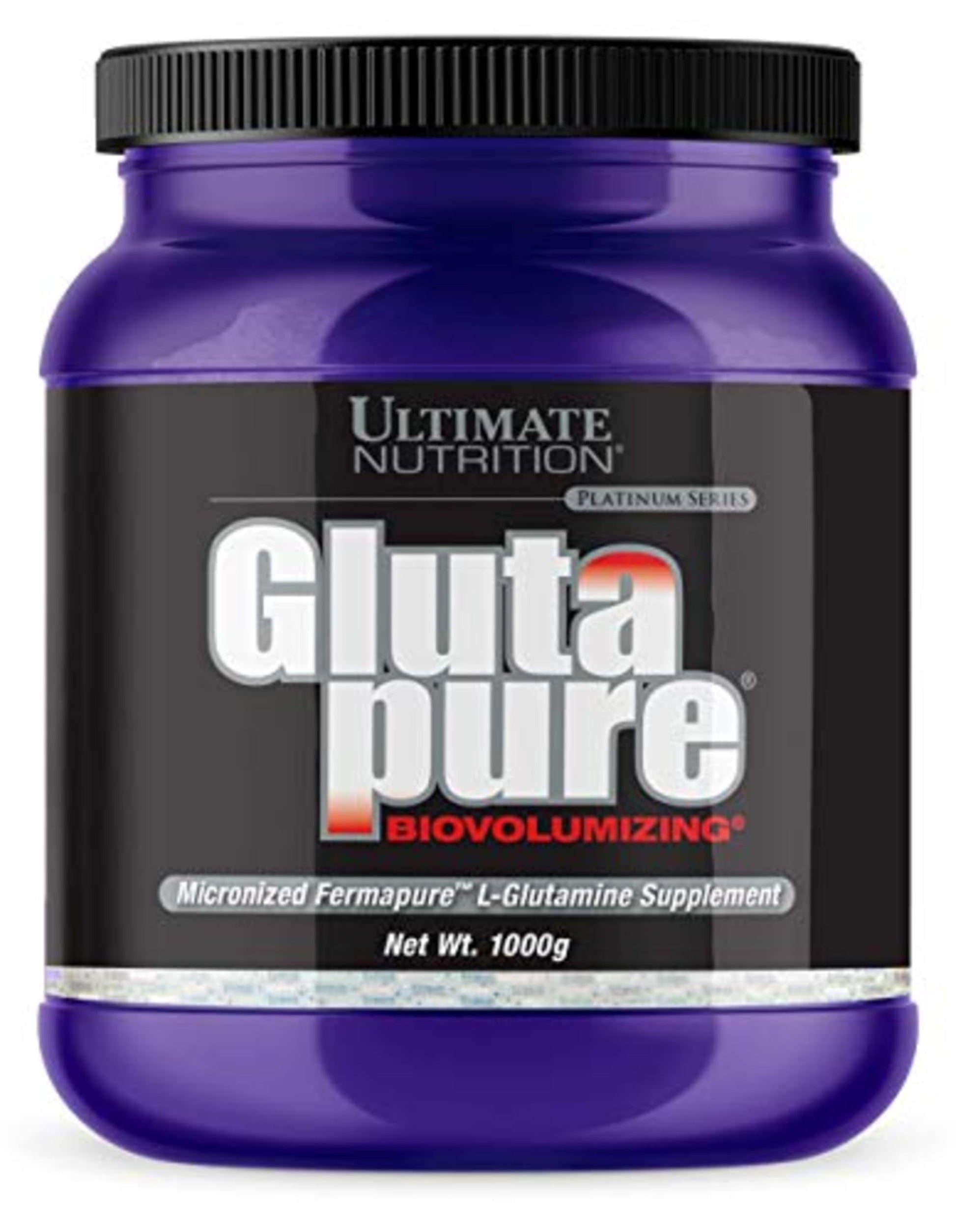 Ultimate Nutrition Glutapure 5000mg Biovolumizing L-Glutamine, Amino Acid Powder for Immune Function - Powder 2.2 lb
