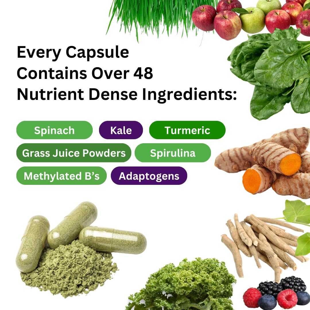 Paradise Herbs Earth's Blend Once Daily Multivitamin Capsules, 60 Count