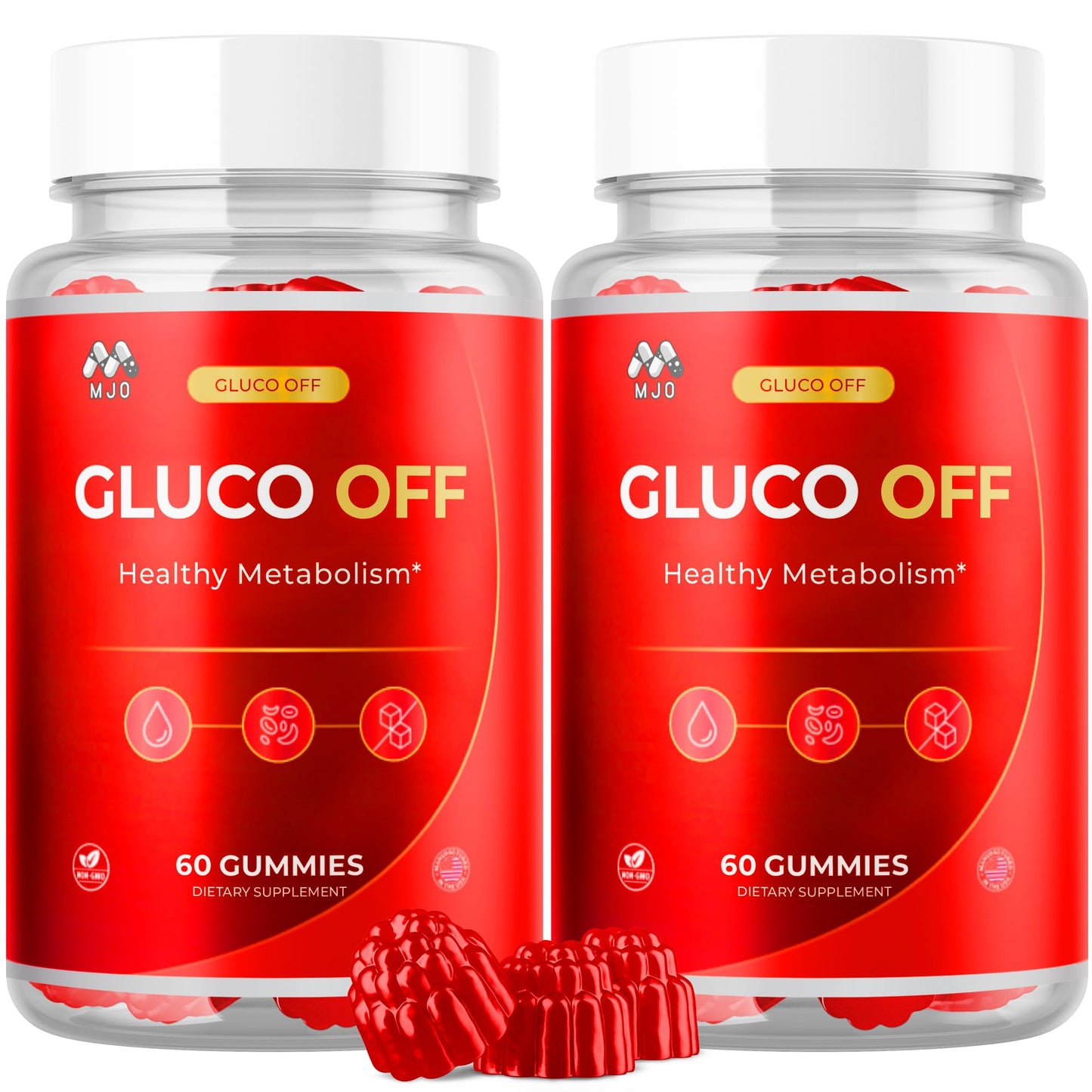 MJO Gluco Off Gummies 120 Gummies