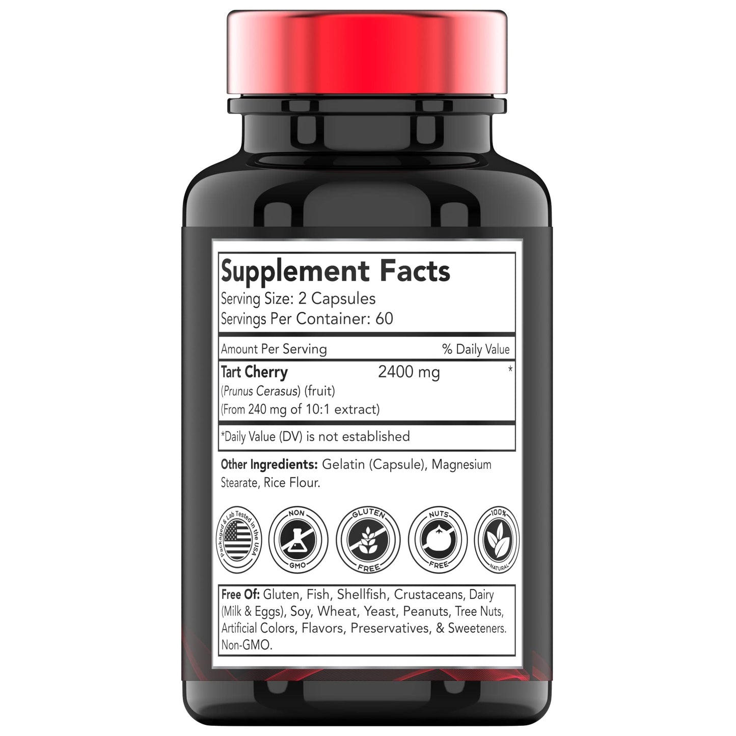 tnvitamins Tart Cherry Capsules 120 Count