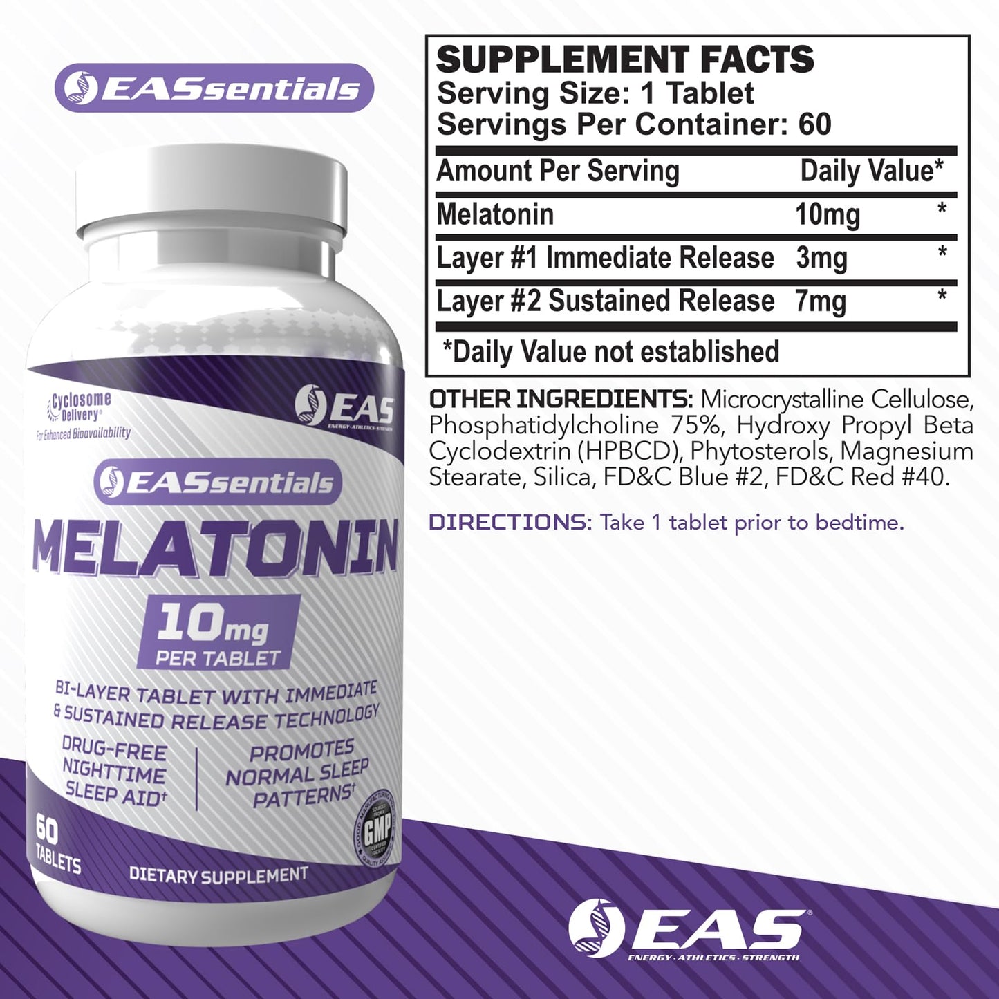 EAS Melatonin 10mg Tablet, 120 Tablets