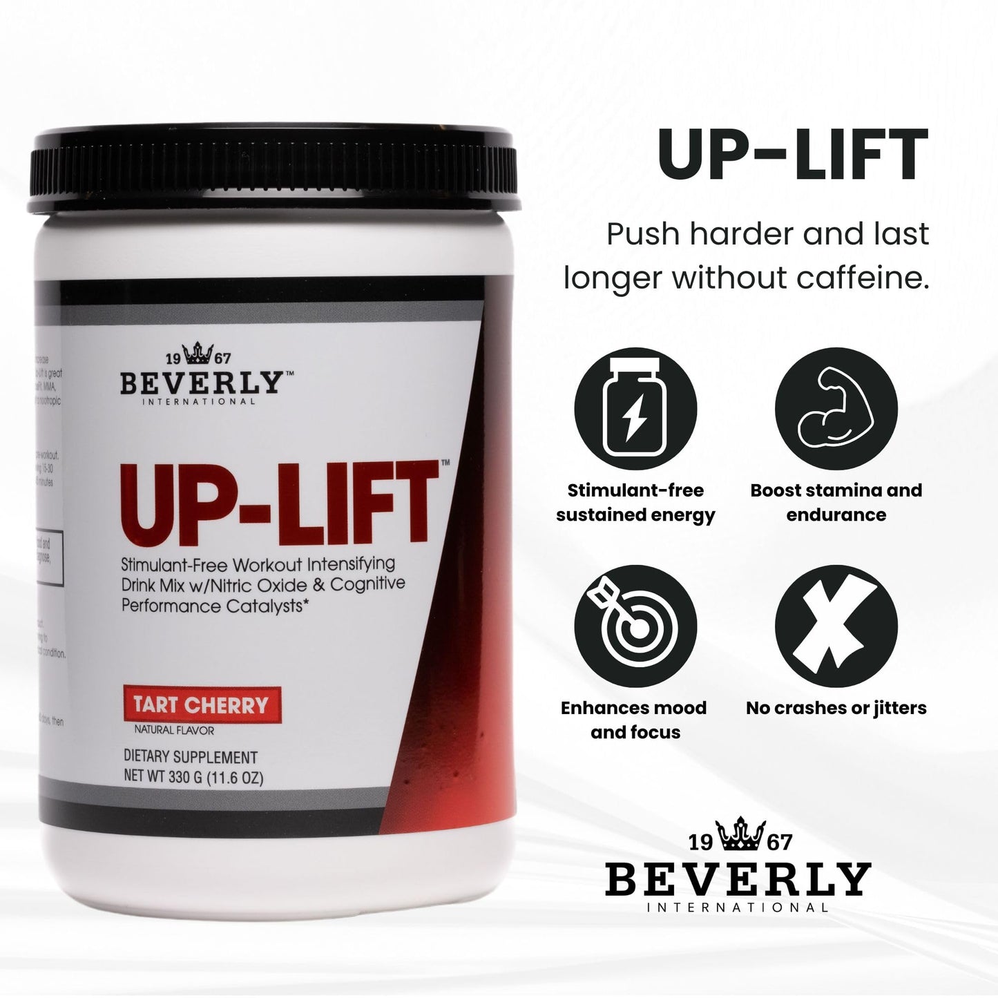 Beverly International Up-Lift Stimulant-Free Pre-Workout Powder 11.55 Ounce