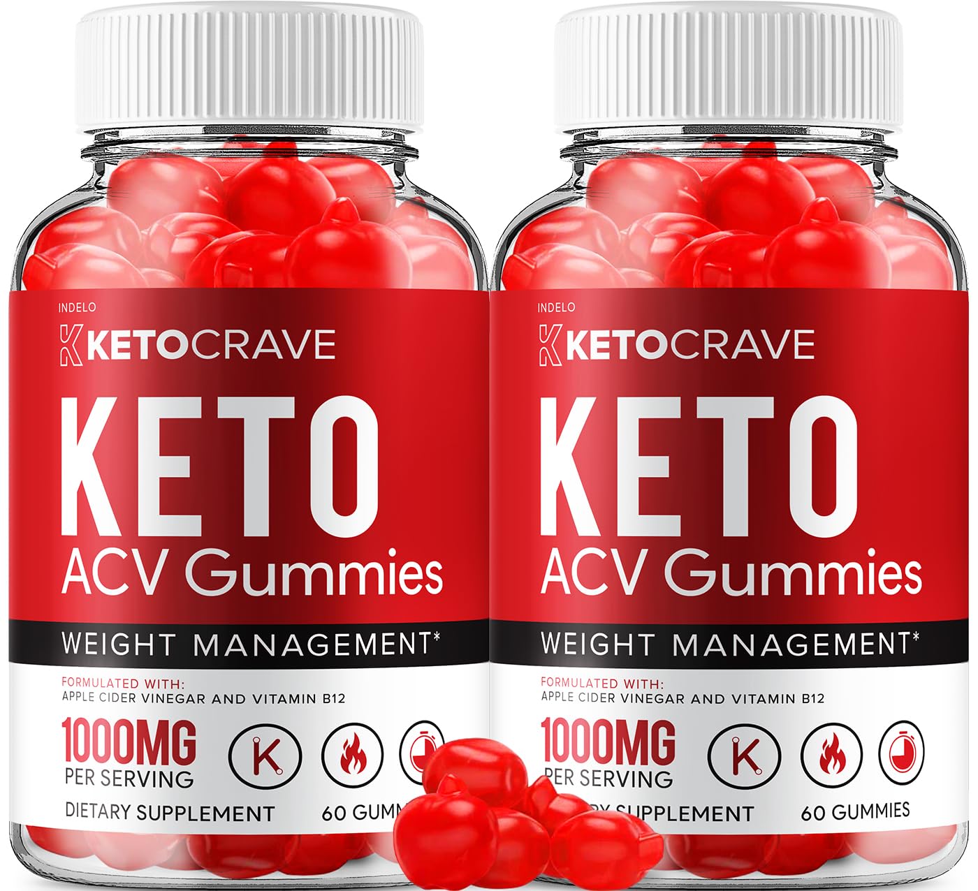 Indelo Crave Keto ACV Gummies 120 Gummies