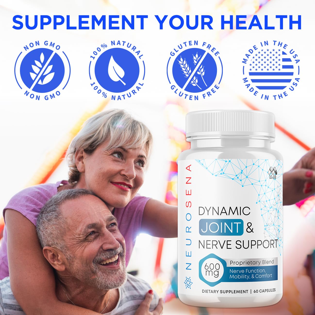 MJO NeuroSena Capsules, 60 Count
