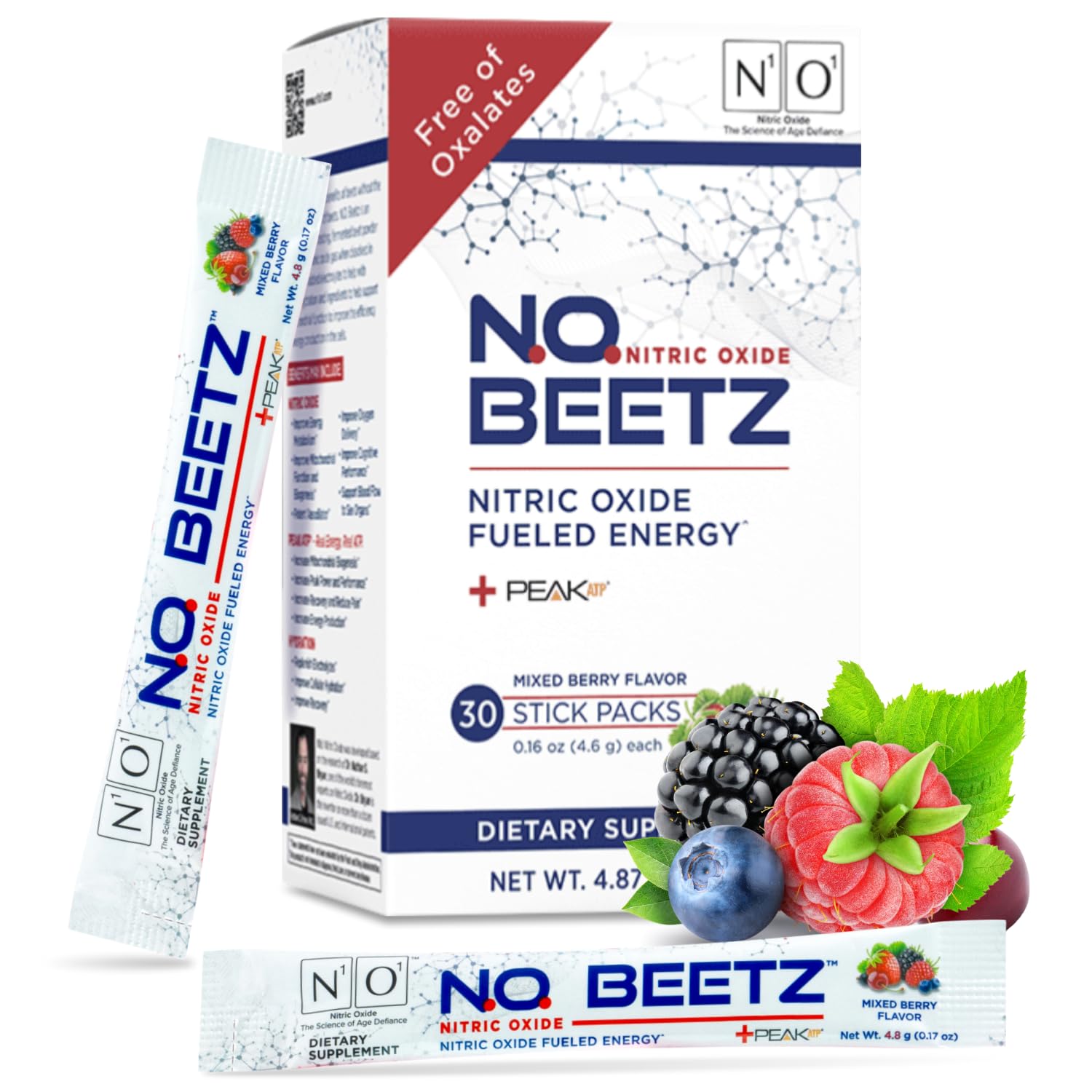 N1O1 N.O. Beetz Nitric Oxide Supplement Powder, 4.87 oz