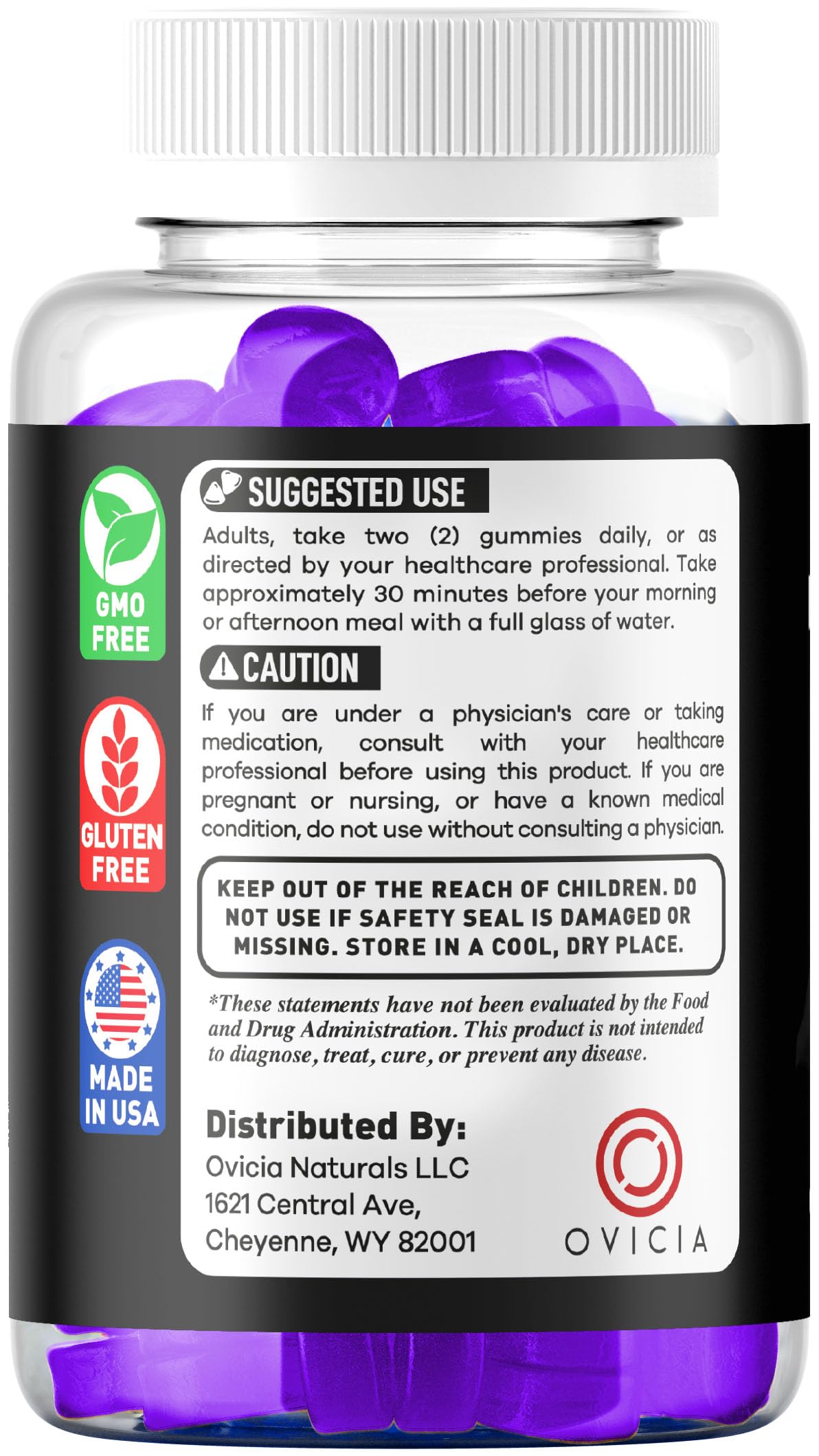 OVICIA Iron Force XL 60 Gummies