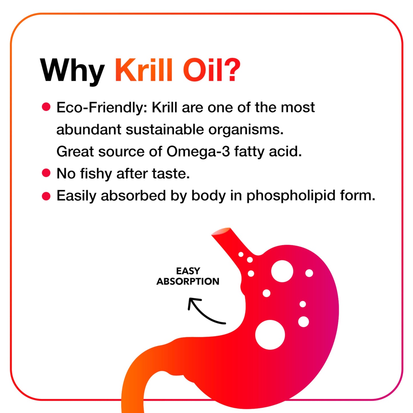 MegaRed Antarctic Krill Oil 500mg Omega-3 Fatty Acids Softgels, 90 Count