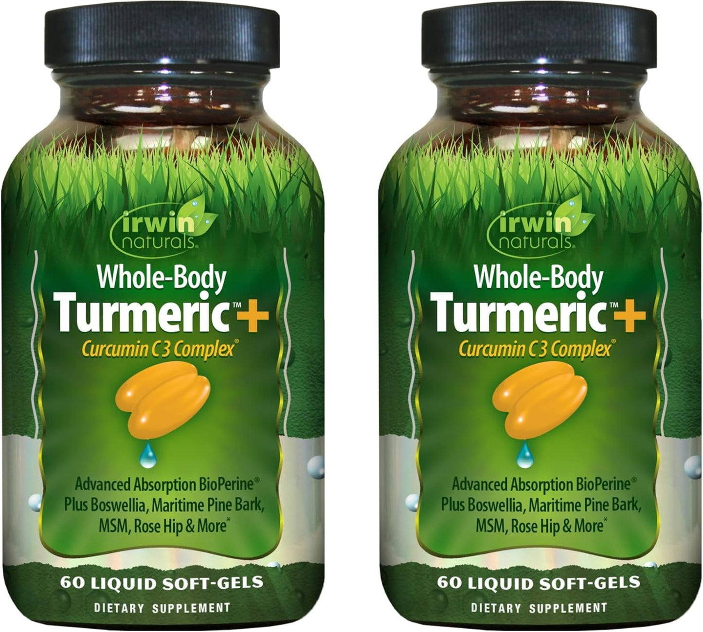 Irwin Naturals Whole-Body Turmeric Curcumin Wellness Formula 120 Softgels