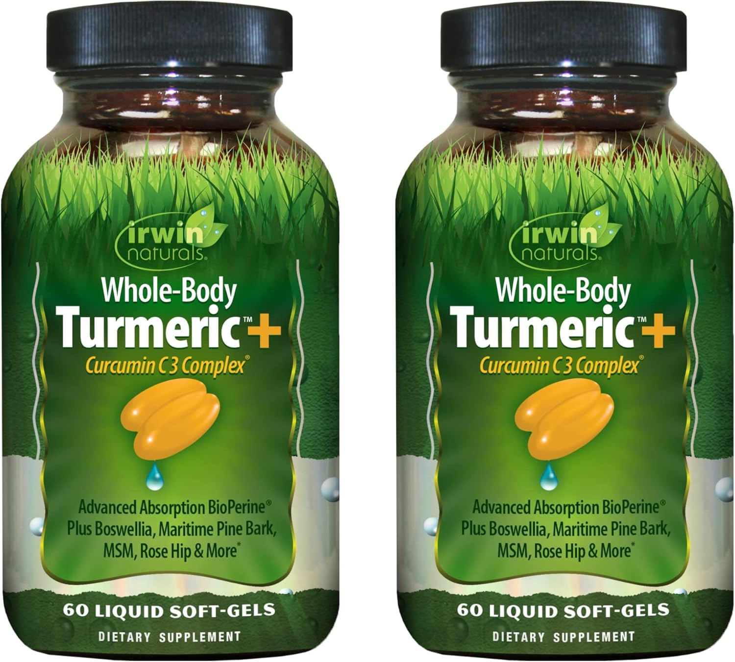 Irwin Naturals Whole-Body Turmeric Curcumin Wellness Formula 120 Softgels