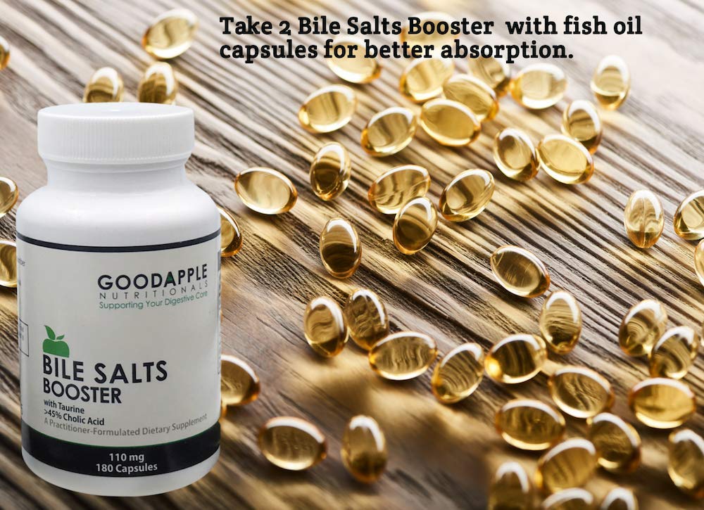 GOODAPPLE NUTRITIONALS Bile Salts Booster 180 Capsules