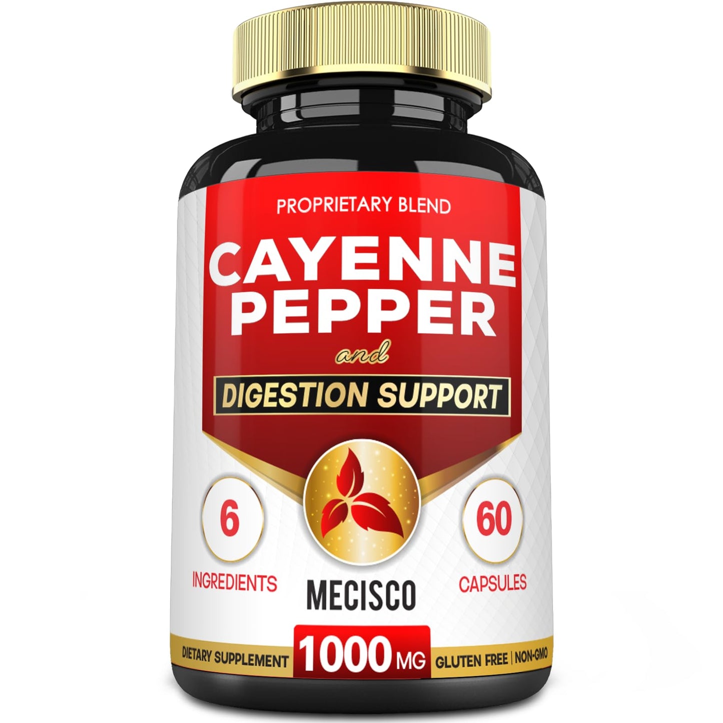 Mecisco Cayenne Pepper Capsules 60 Count