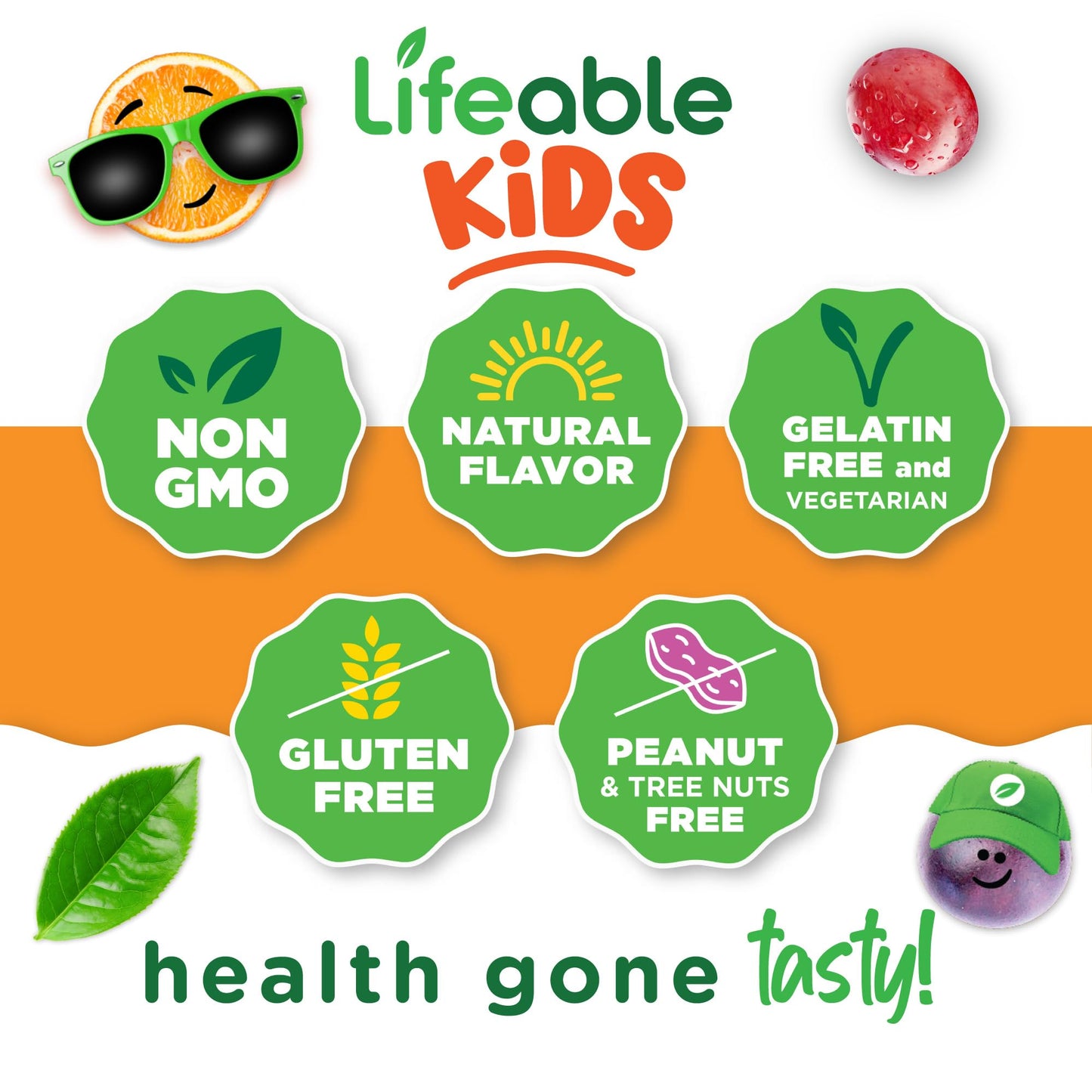 Lifeable Magnesium Gummies for Kids 90 Gummies