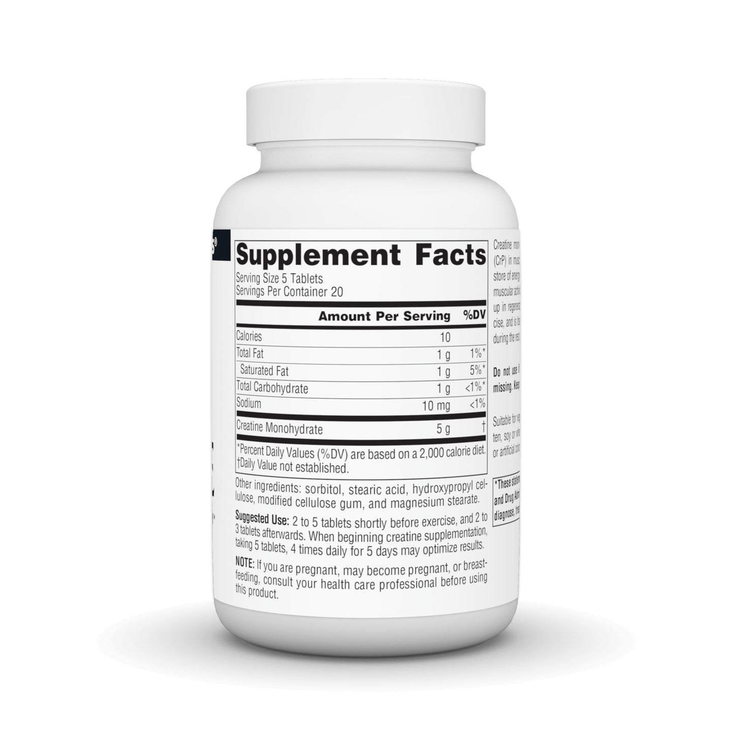 Source Naturals Creatine Tablets 100 Tablets