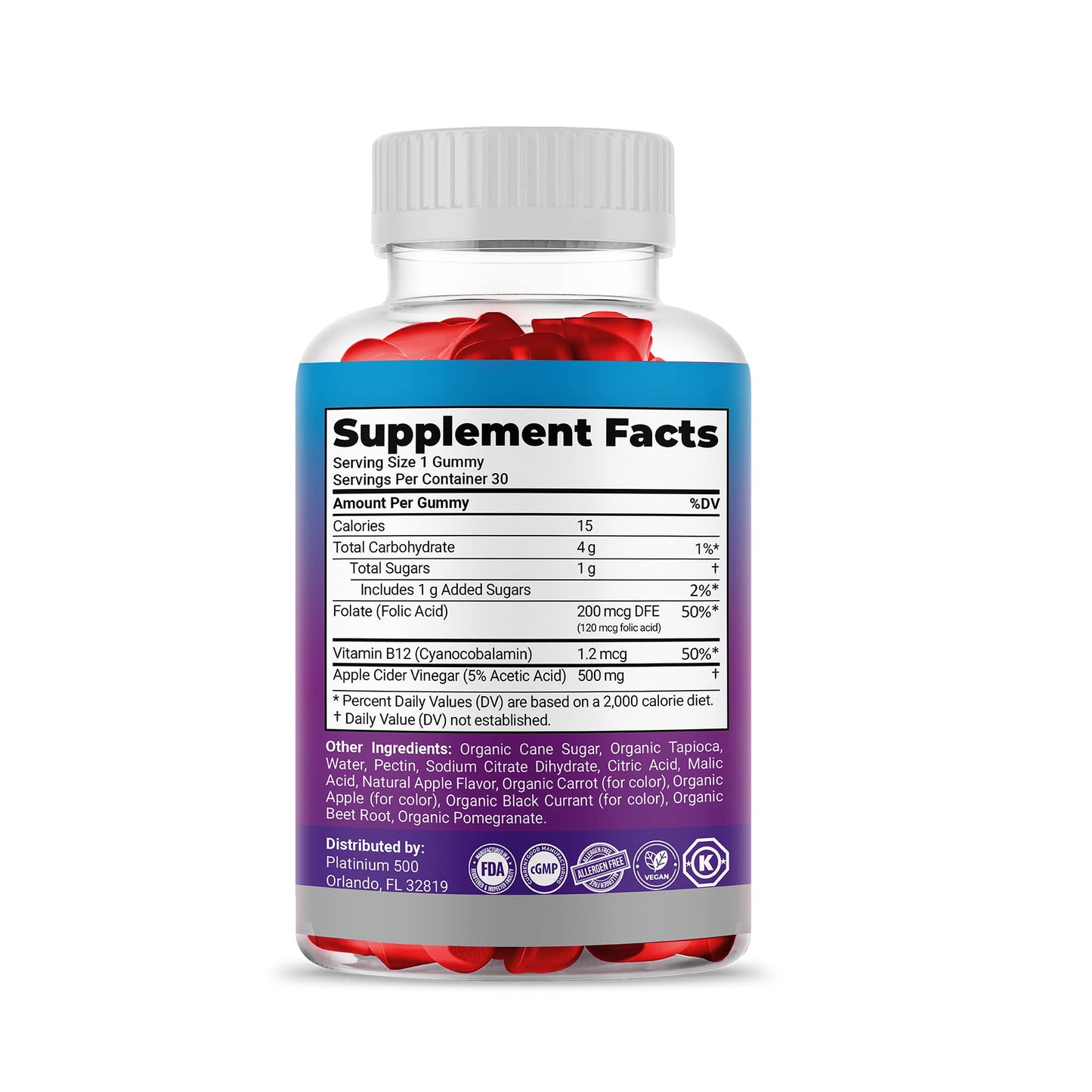 Gold Nutra Keto Blast Gummies 2 Count